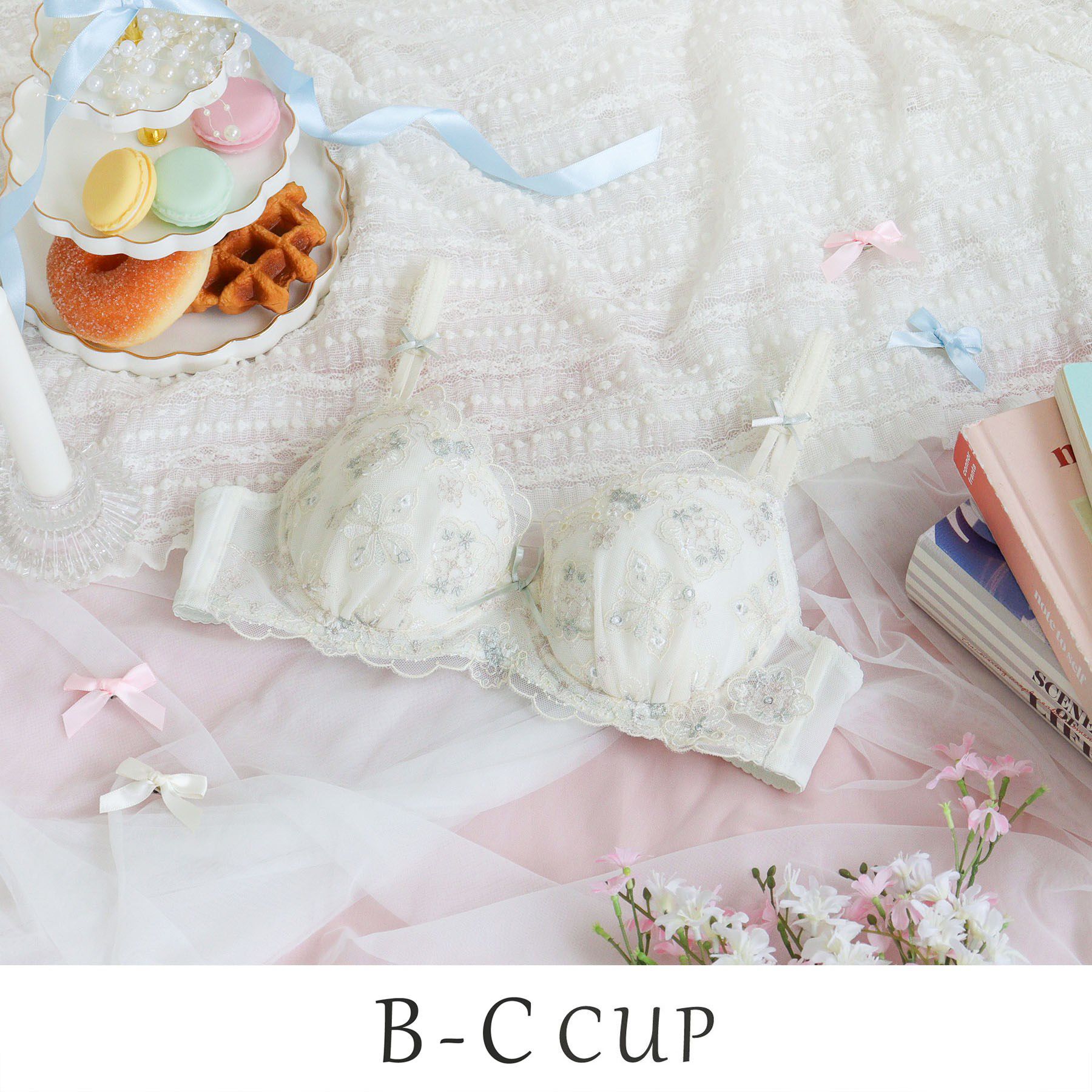 Risa Magli「キャシー ブラジャー （B-C） ＜サイドシェイプ＞」|インナー|アイボリー(004)