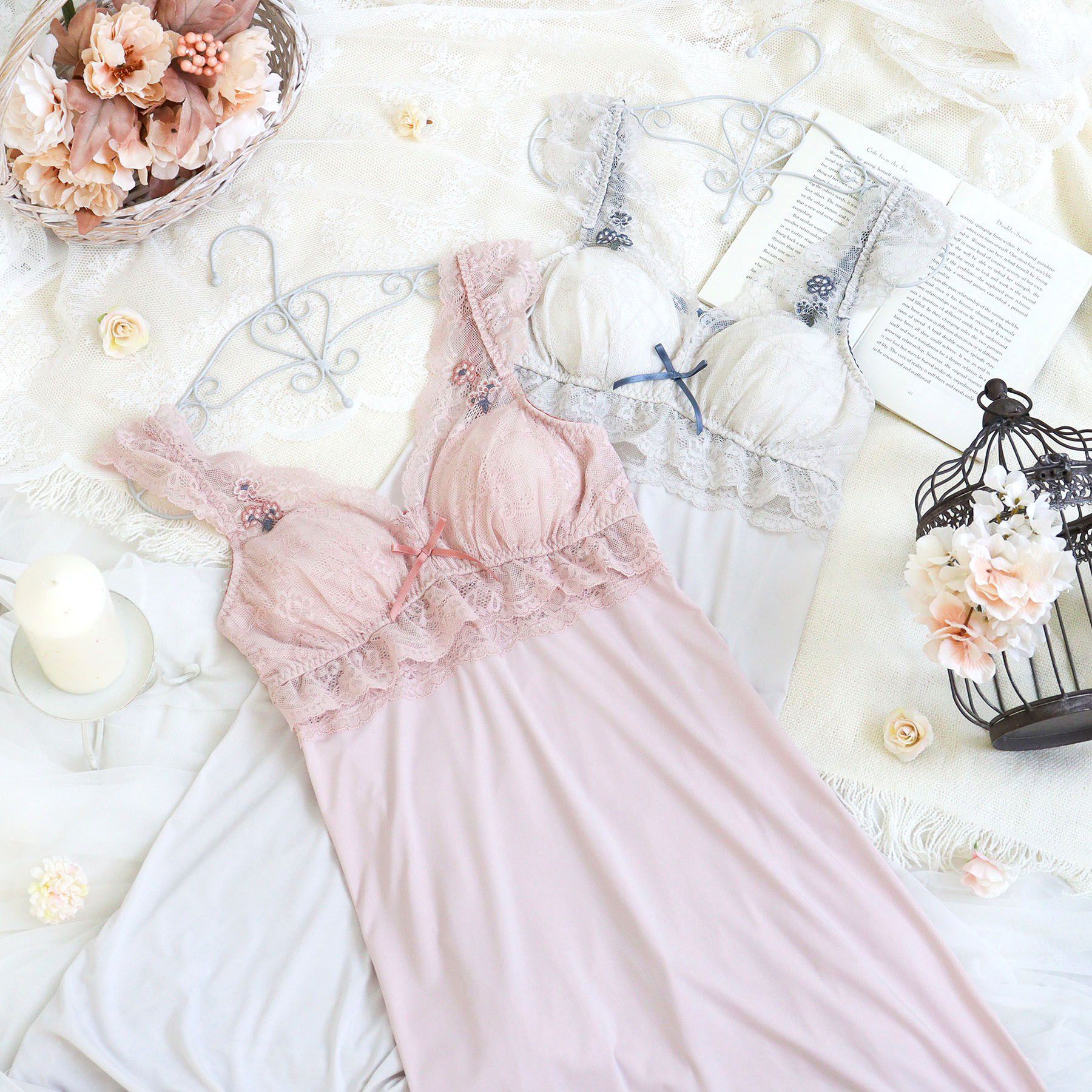 Risa Magli「エルマ カップ付マキシワンピース」|インナー|