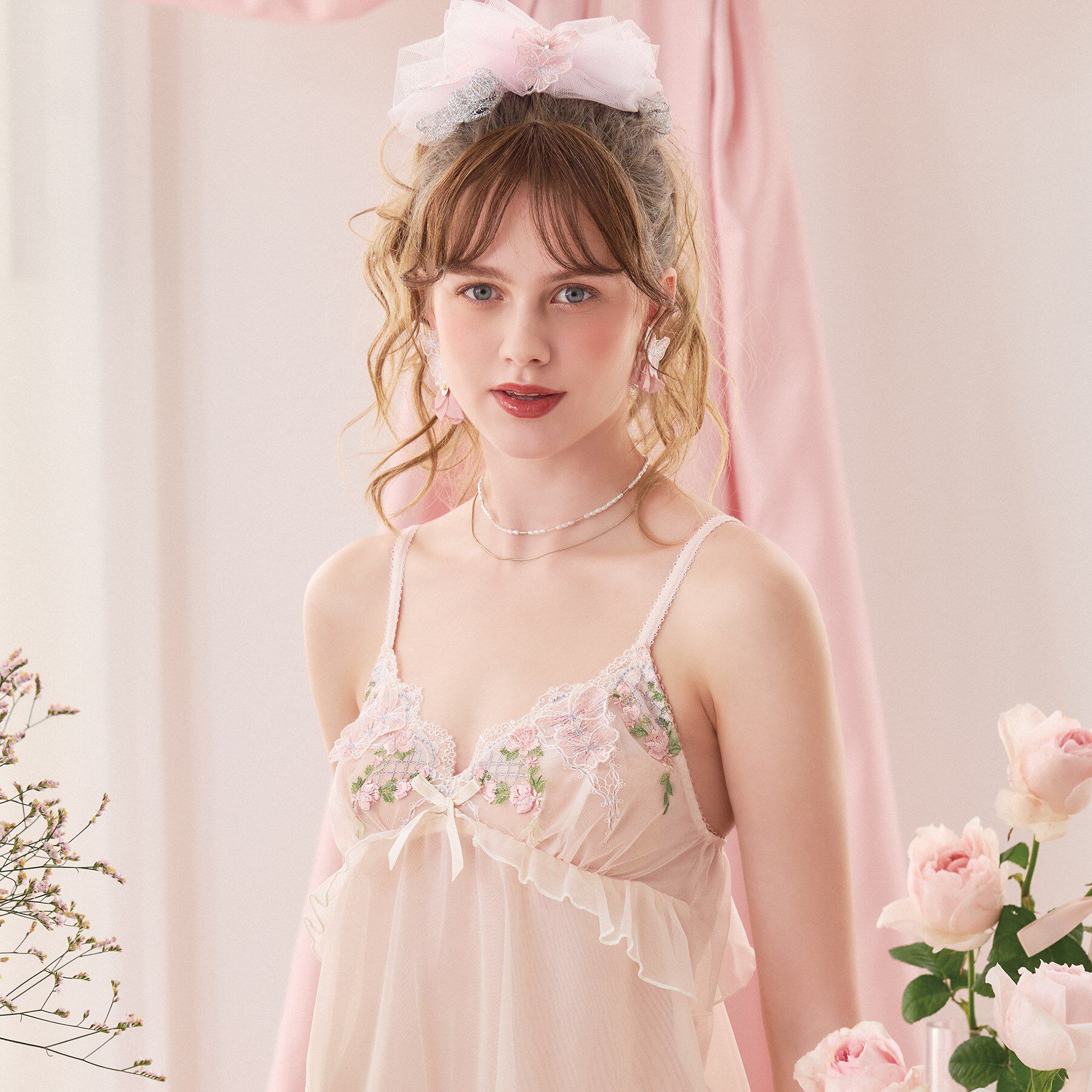 Risa Magli「リピネ キャミソール」|キャミソール|ピンク(071)