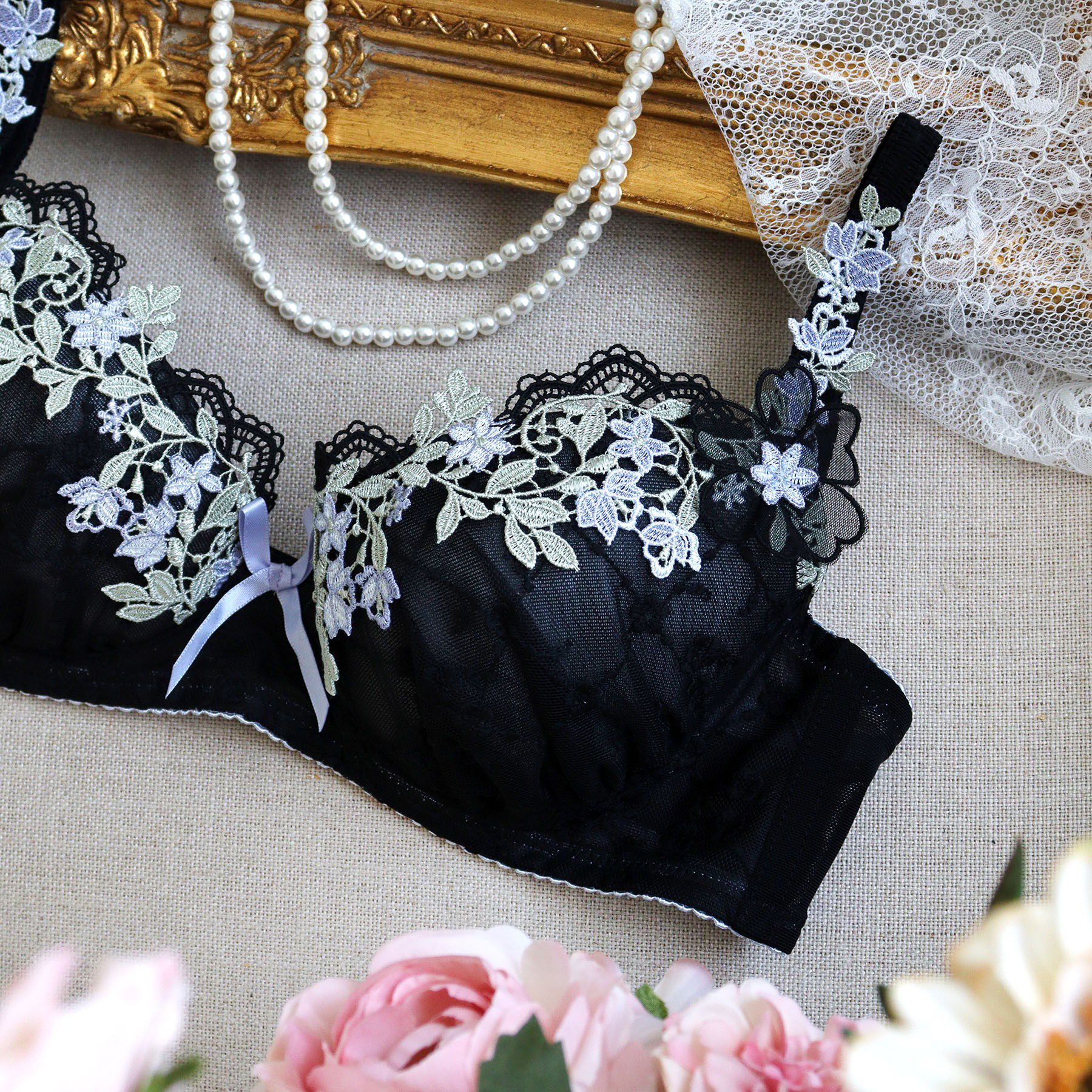 Risa Magli「ジニー ブラジャー （D-F） ＜スウィートリッチ＞」|インナー|