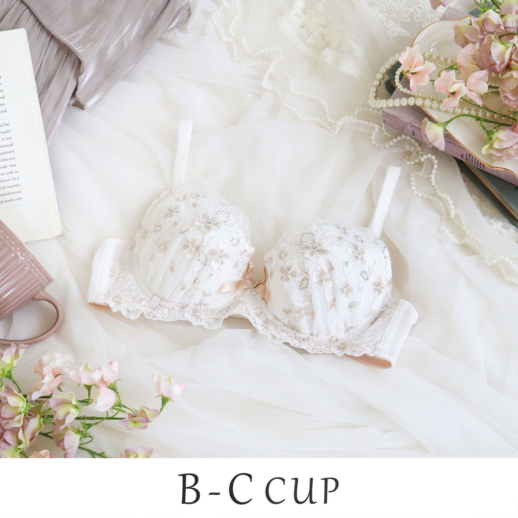 Risa Magli「ドーラ ブラジャー （B-C） ＜サイドシェイプ＞」|インナー|ホワイト(001)