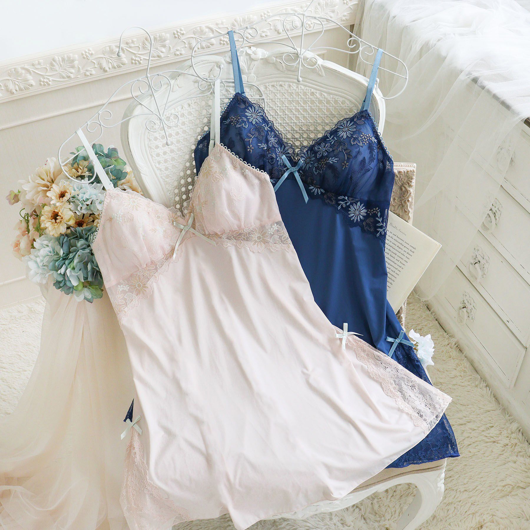 Risa Magli「リゼット カップ付スリップ」|キャミソール|