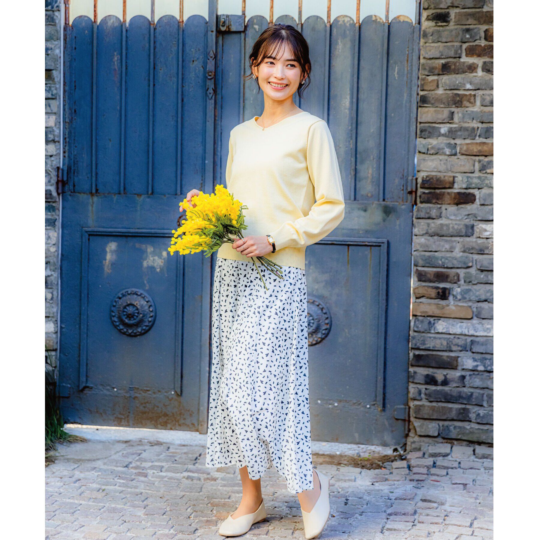 ITS&rsquo;DEMO「【アンチピリング／洗濯機OK】Vネックニット」|ニット・セーター|