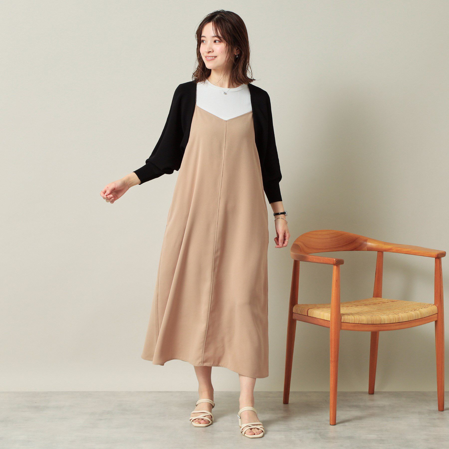 ITS&rsquo;DEMO「【UVケア／アンチピリング／手洗い可】ニットボレロ」|カーディガン|