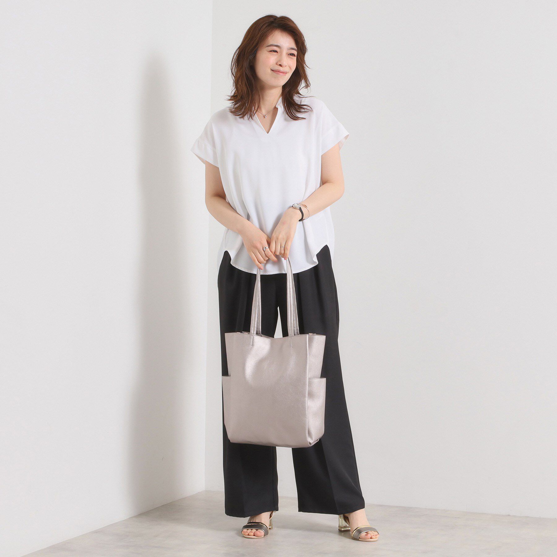 ITS&rsquo;DEMO「【A4対応／6ポケット】収納上手になれるトート」|トートバッグ|