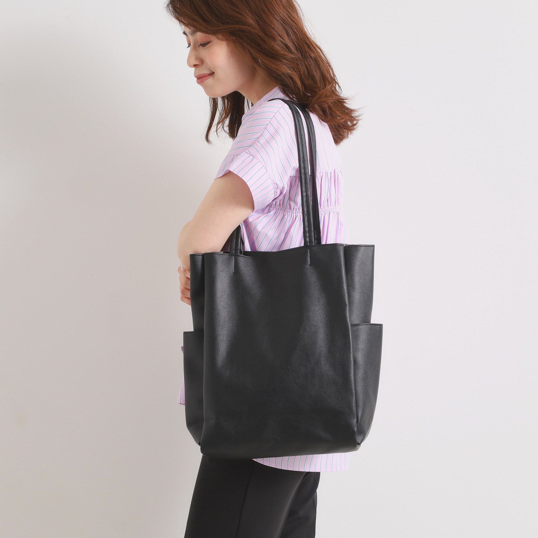 ITS&rsquo;DEMO「【A4対応／6ポケット】収納上手になれるトート」|トートバッグ|