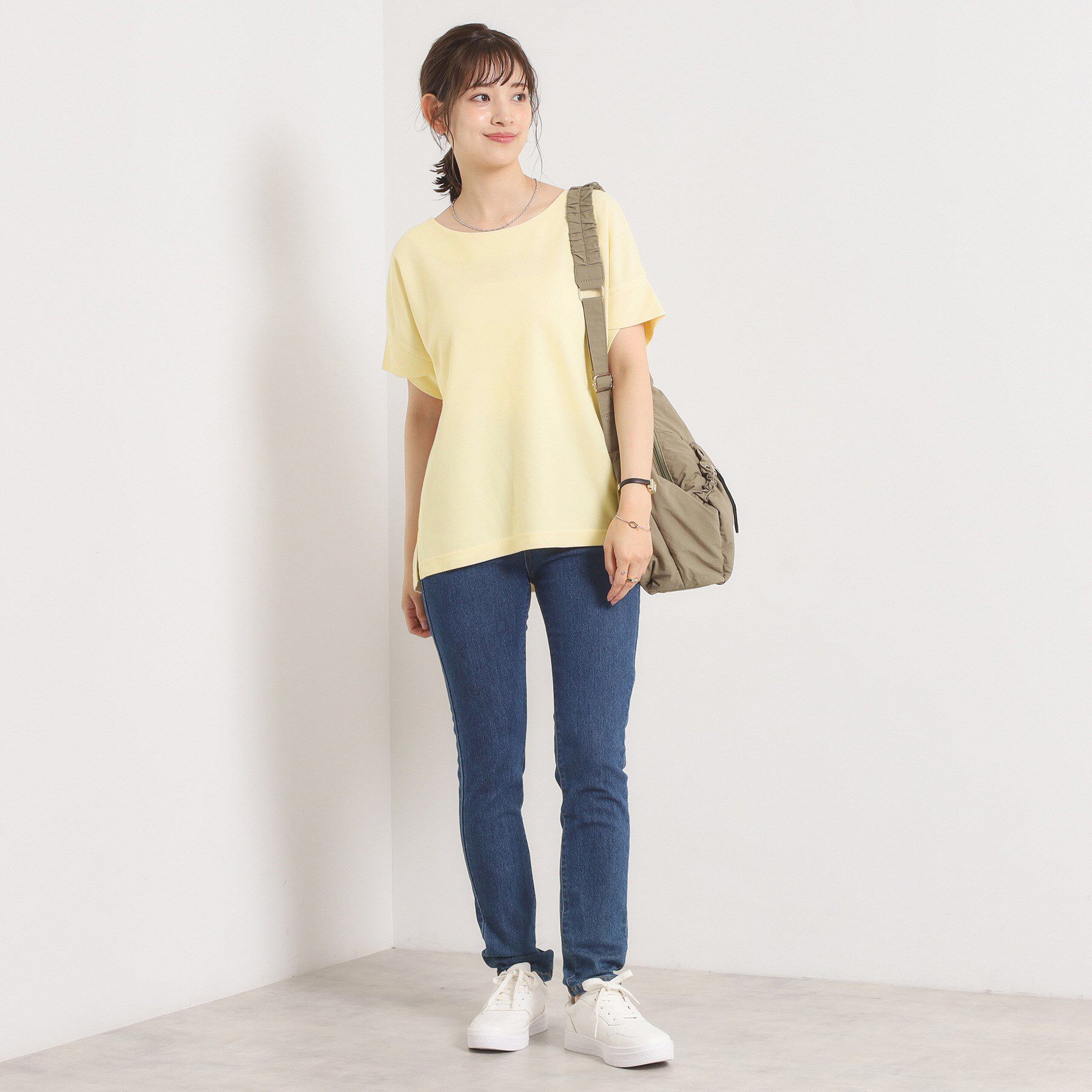 ITS&rsquo;DEMO「【接触冷感／吸水速乾／洗濯機OK】サカリバ袖タックプルオーバー」|Tシャツ・カットソー|