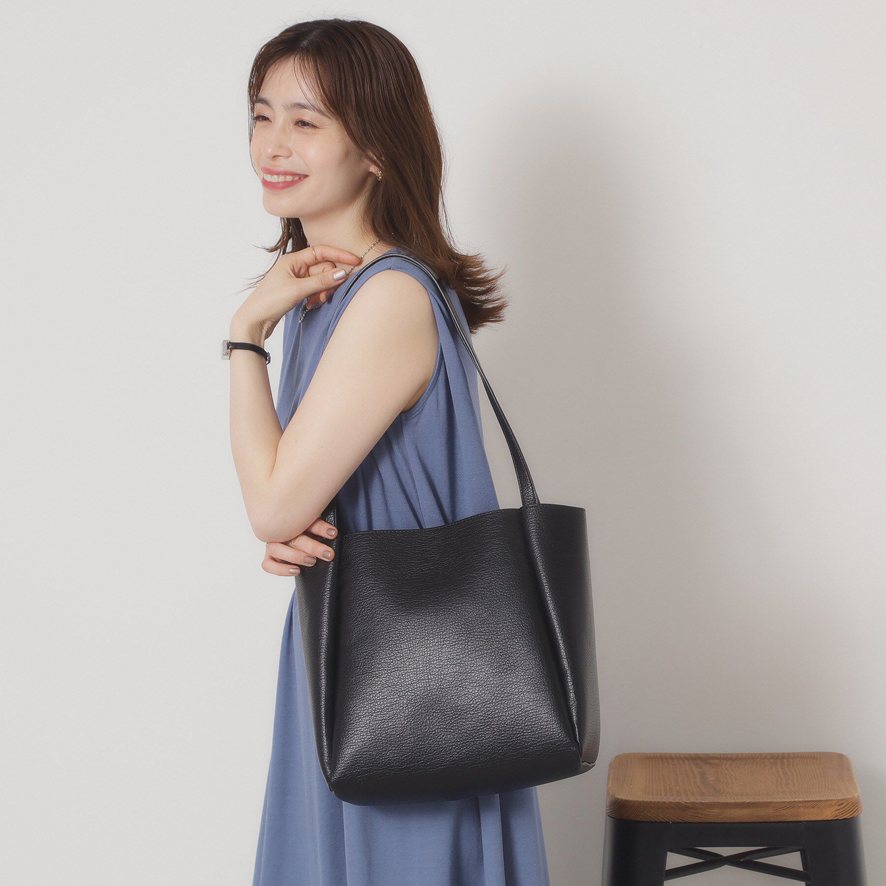 ITS&rsquo;DEMO「【A4対応】三層トート」|トートバッグ|