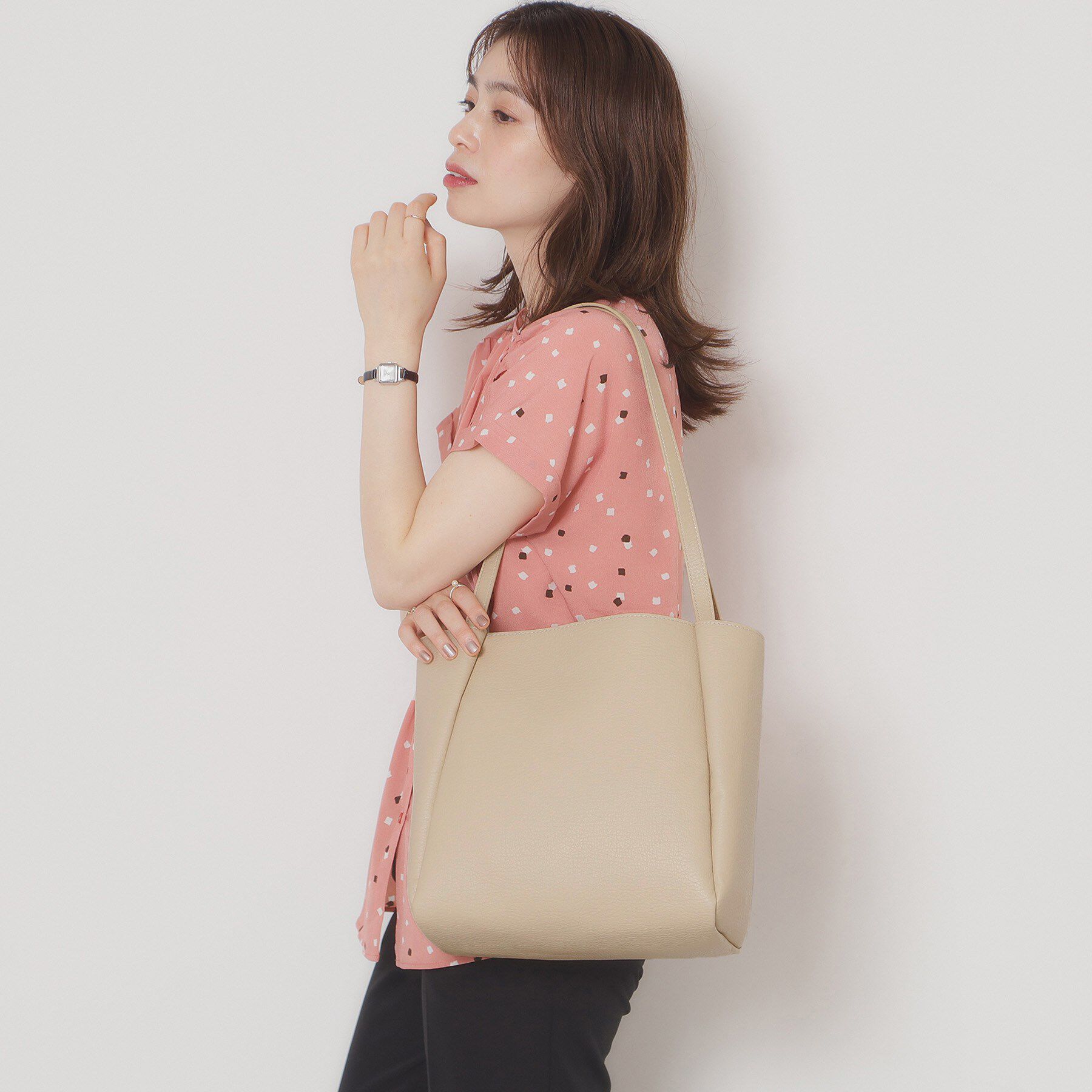 ITS&rsquo;DEMO「【A4対応】三層トート」|トートバッグ|