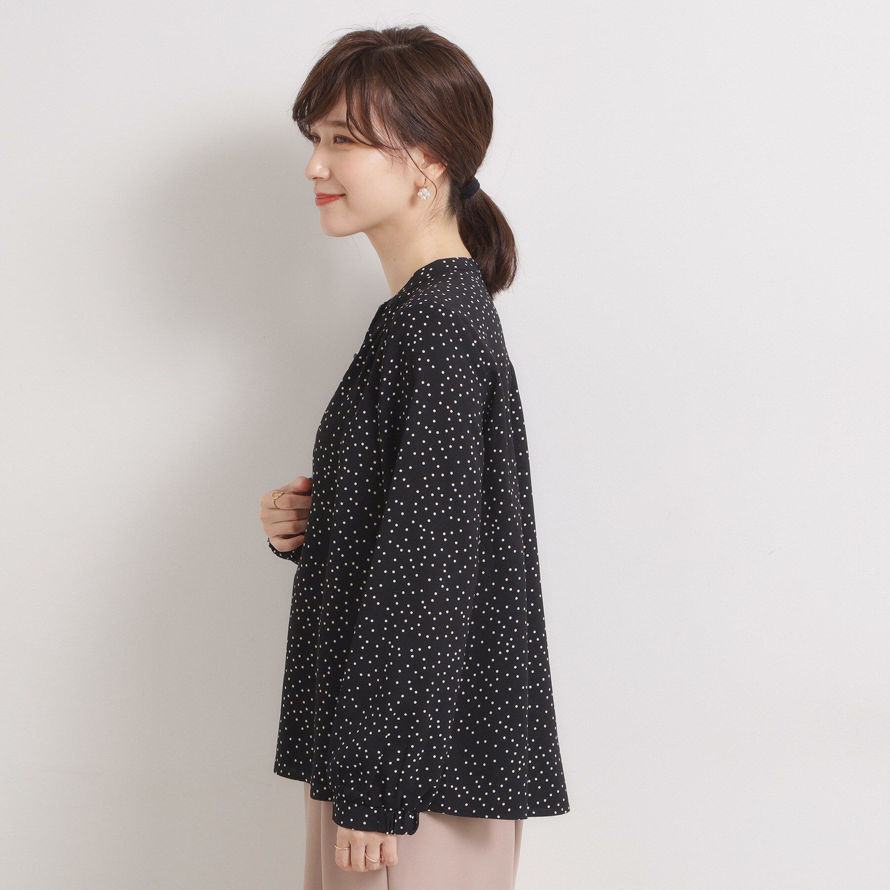 ITS&rsquo;DEMO「【手洗い可】前開きブラウス」|シャツ・ブラウス|