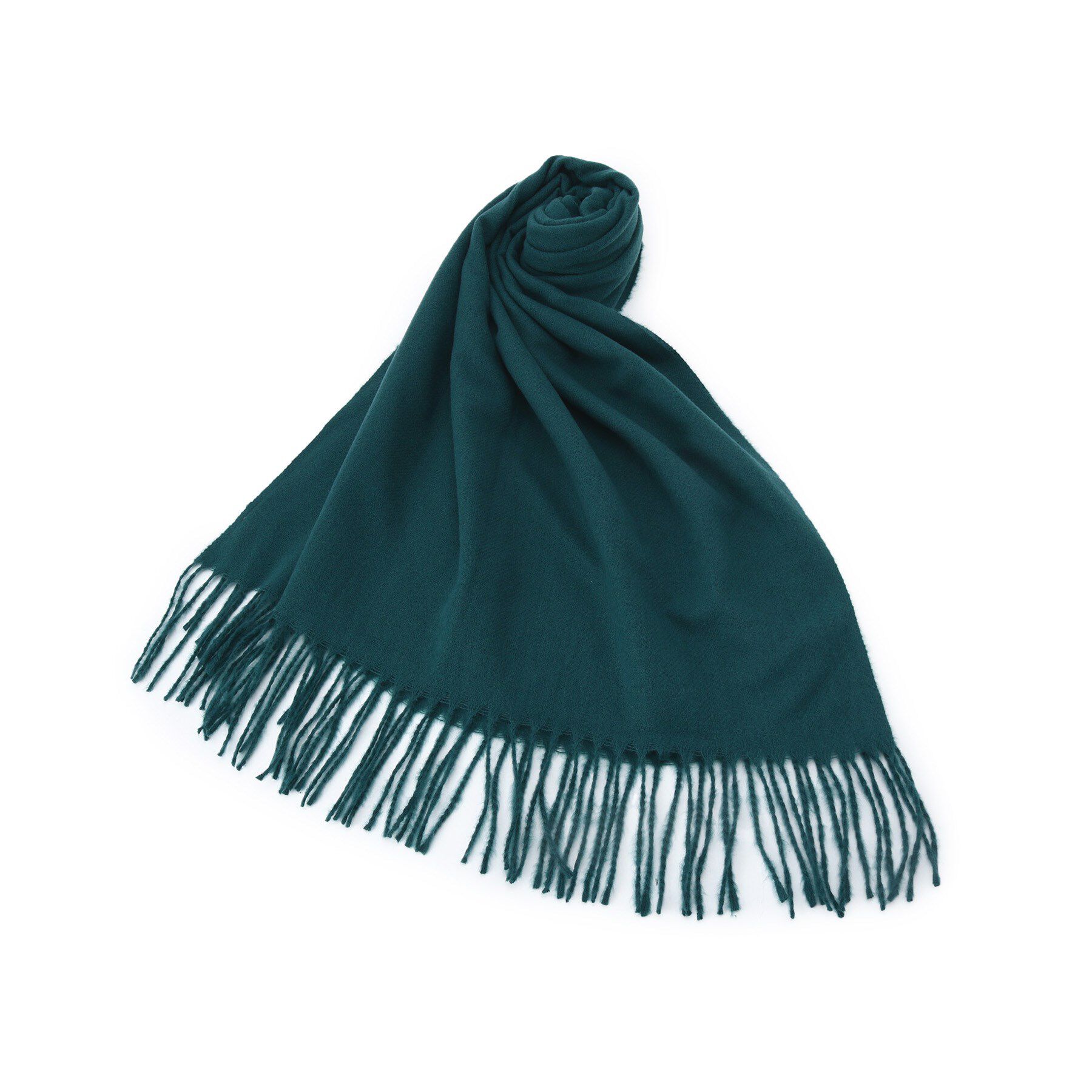 ITS&rsquo;DEMO「【8色／洗濯可】クリーミータッチ60幅無地ストール」|ストール|ブルーグリーン(09