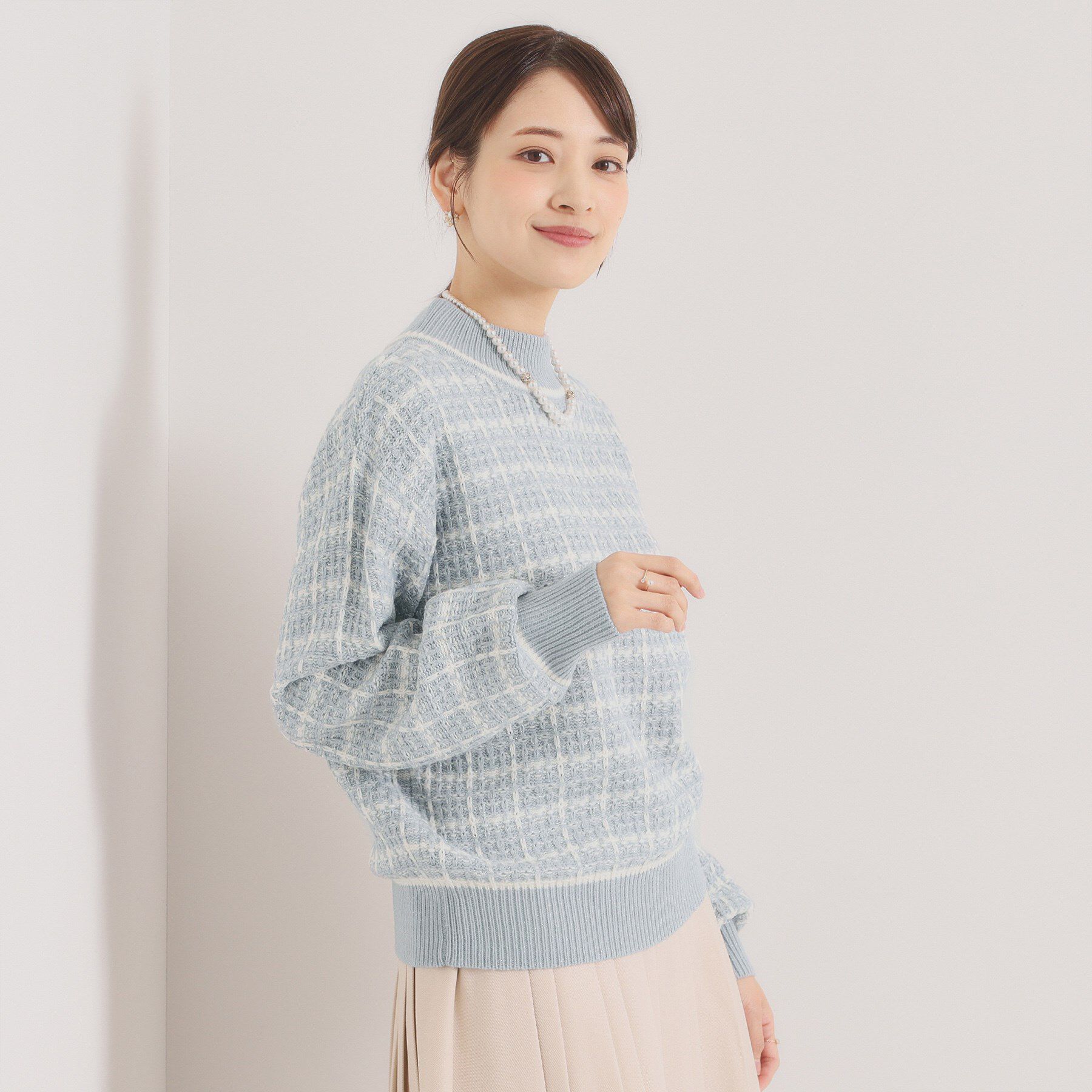 ITS&rsquo;DEMO「【手洗い可】ツイードニット」|ニット・セーター|