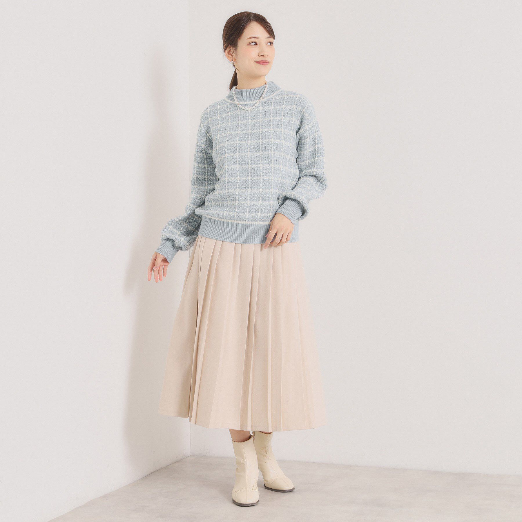 ITS&rsquo;DEMO「【手洗い可】ツイードニット」|ニット・セーター|