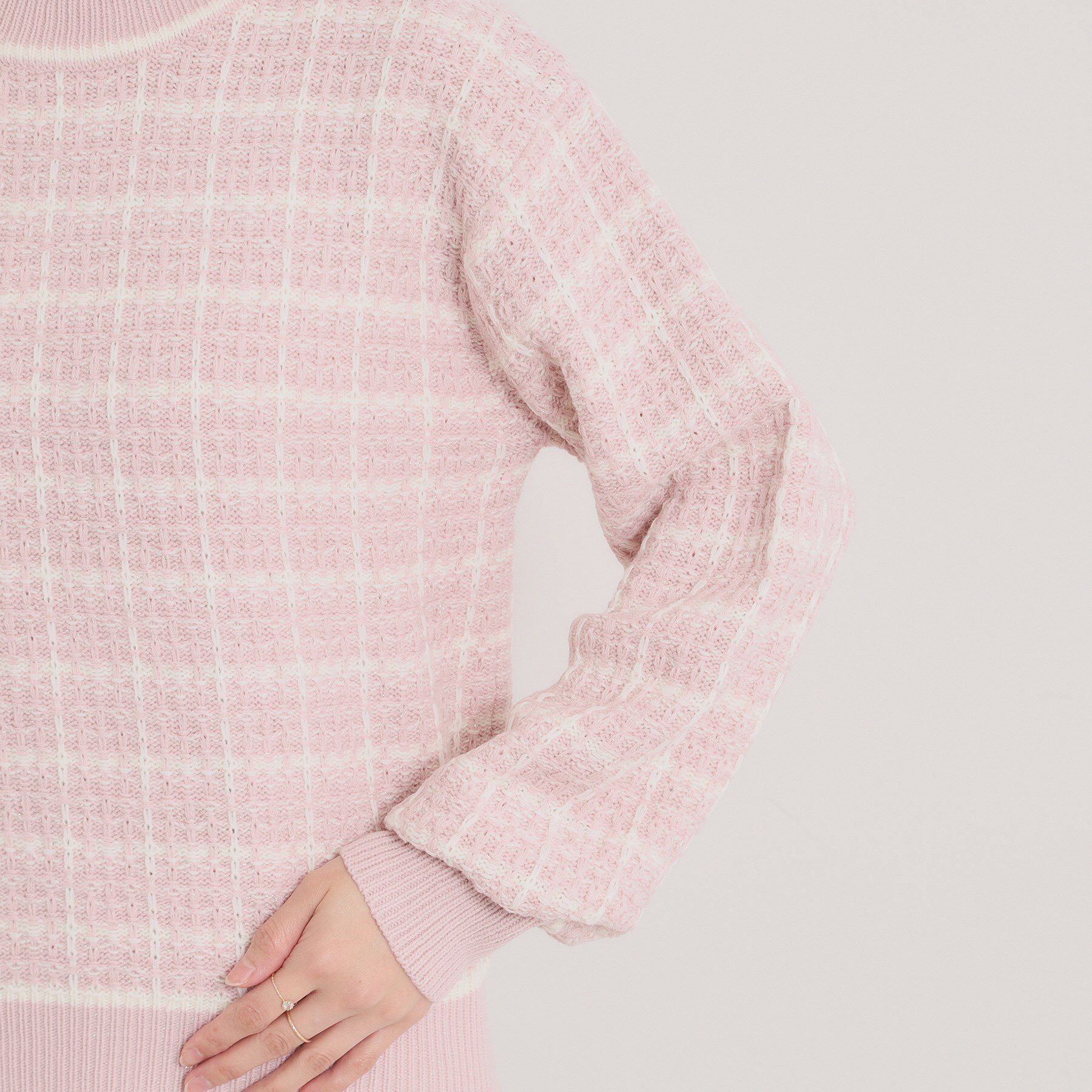 ITS&rsquo;DEMO「【手洗い可】ツイードニット」|ニット・セーター|