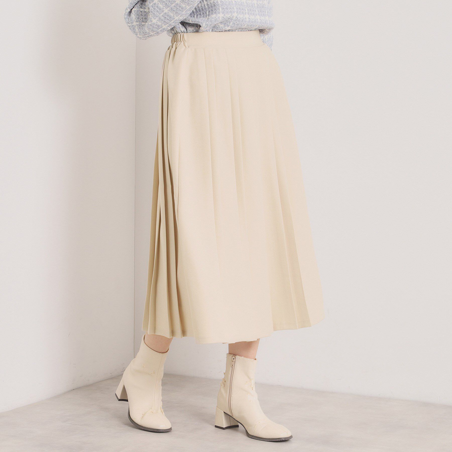 ITS&rsquo;DEMO「【手洗い可】プリーツスカート」|スカート|