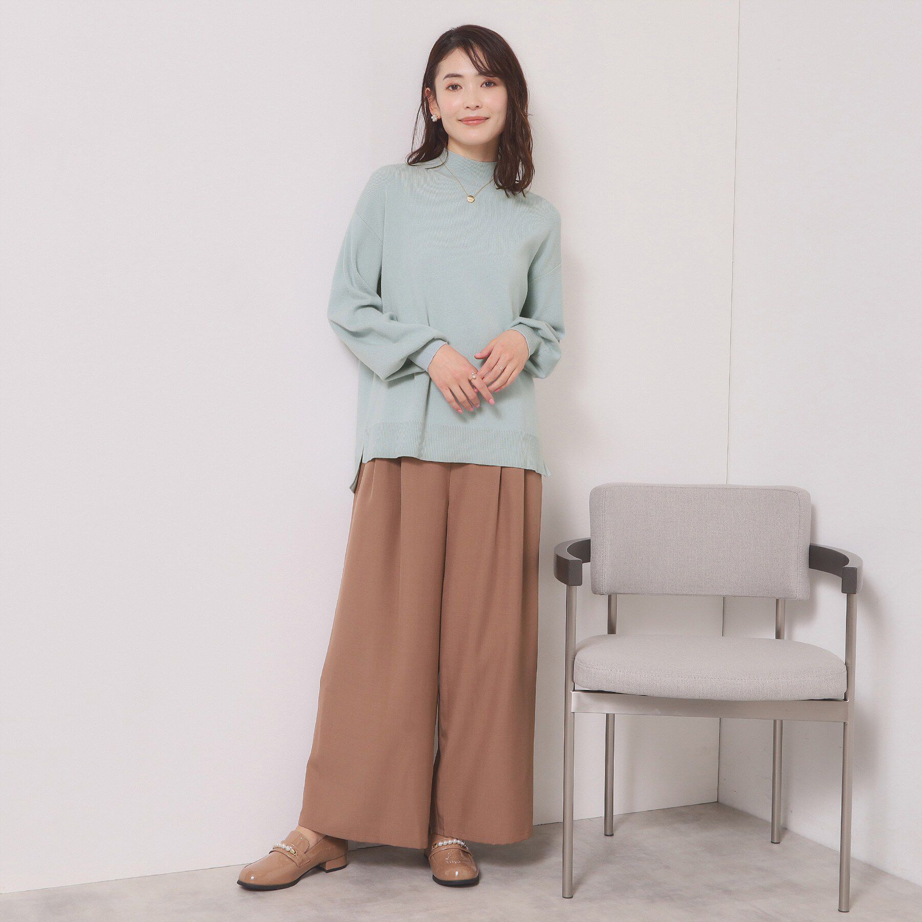 ITS&rsquo;DEMO「【手洗い可／8色展開】カラフルハイネックニット」|ニット・セーター|