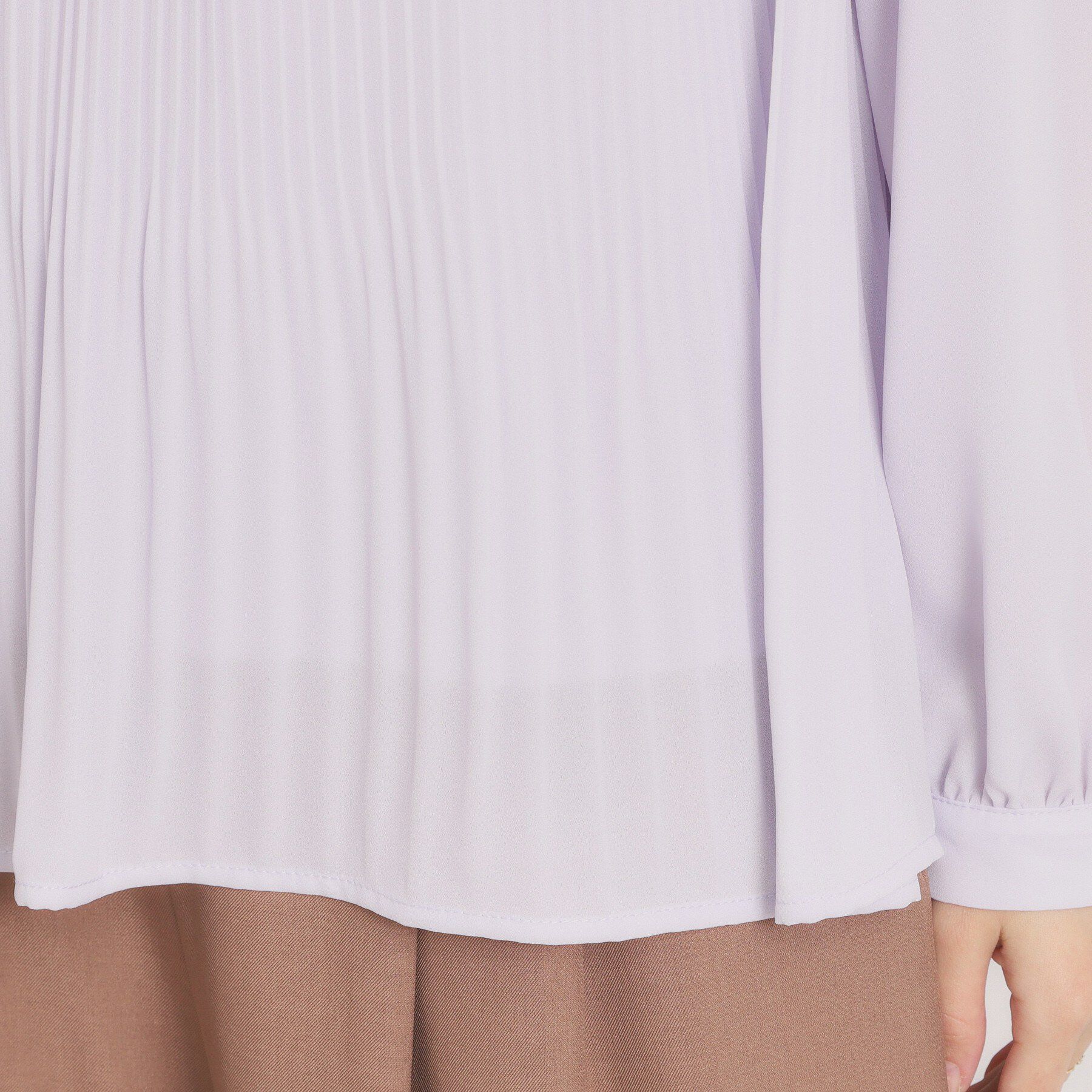 ITS&rsquo;DEMO「【入卒／手洗い可】プリーツブラウス」|シャツ・ブラウス|