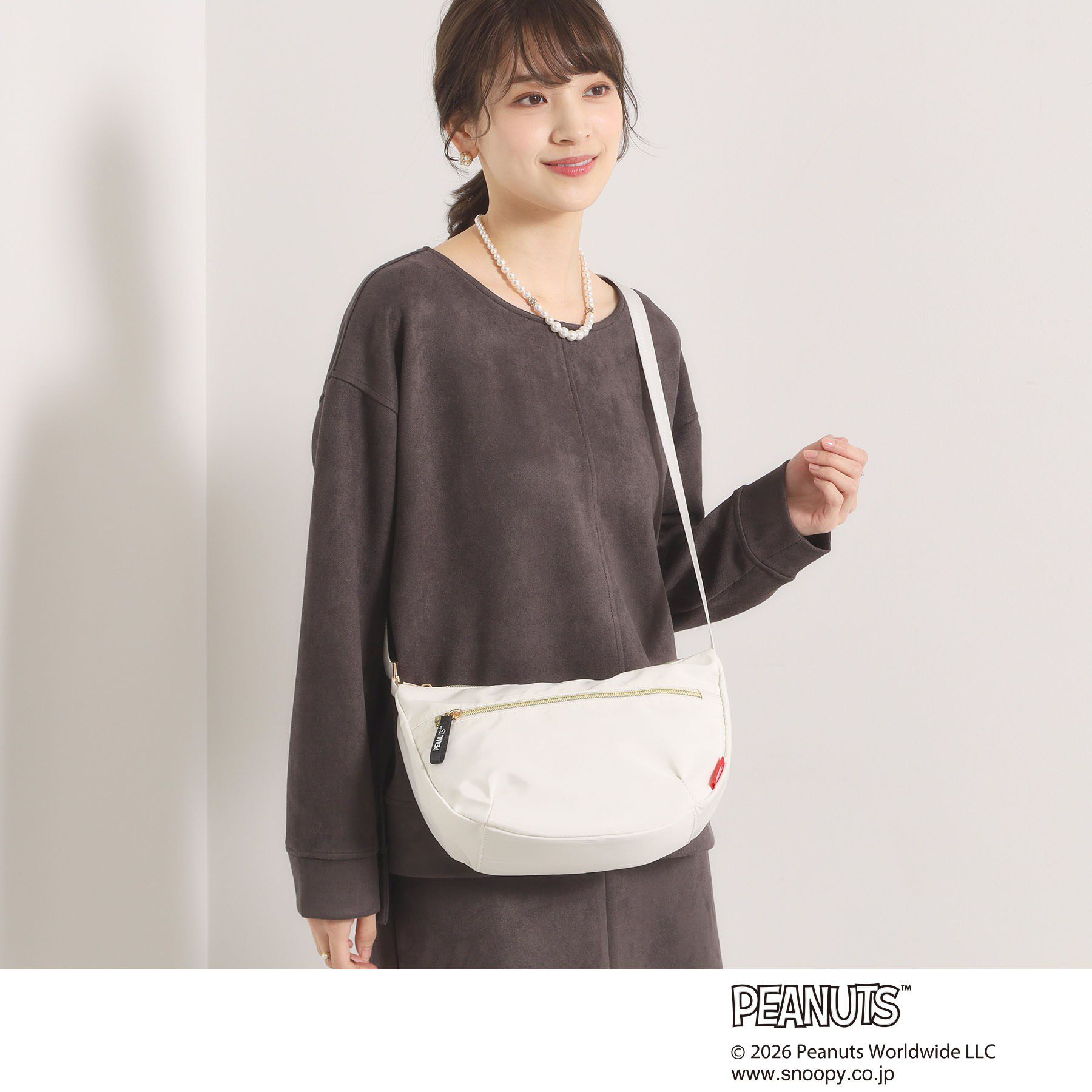 ITS&rsquo;DEMO「＜PEANUTS＞裏地総柄ミニショルダー」|ショルダー・メッセンジャー|