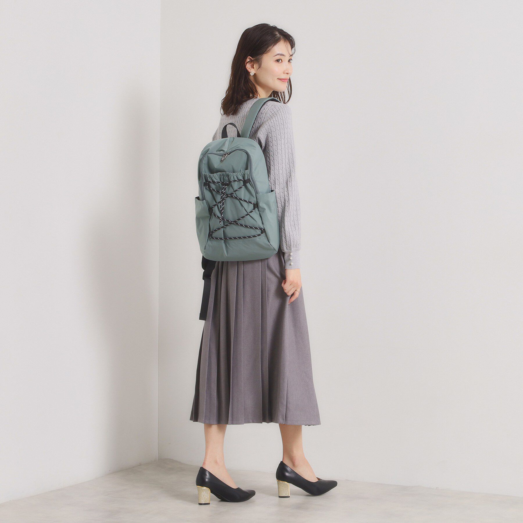 ITS&rsquo;DEMO「【8ポケット】撥水レースアップリュック」|リュック|