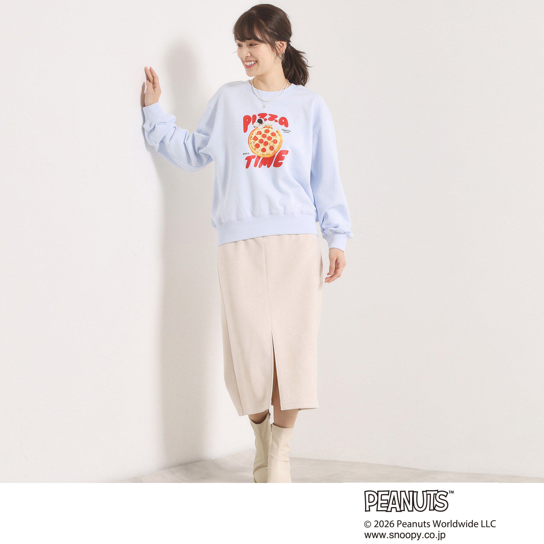 ITS&rsquo;DEMO「＜PEANUTS＞裏毛プルオーバー」|パーカー|