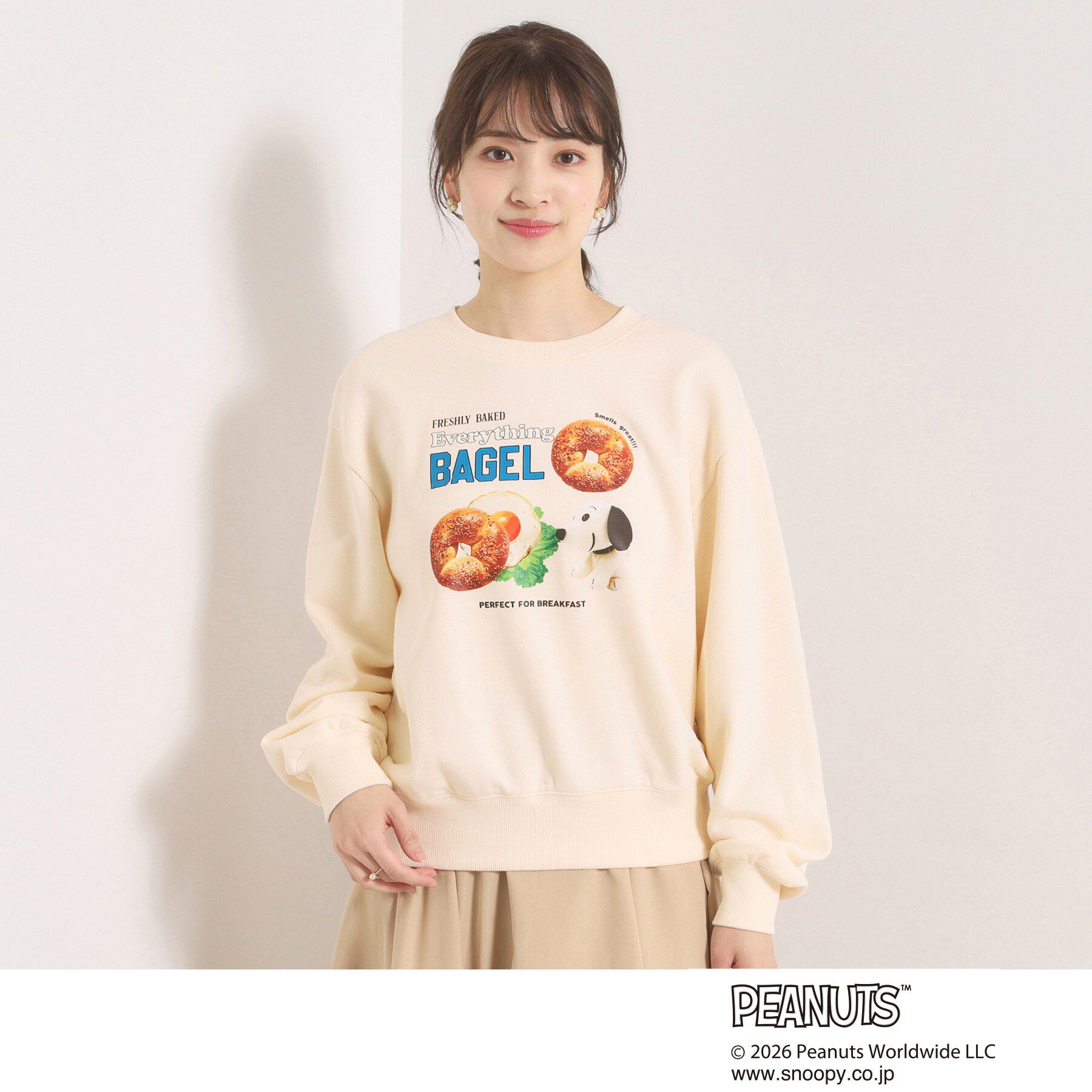 ITS&rsquo;DEMO「＜PEANUTS＞裏毛プルオーバー」|パーカー|