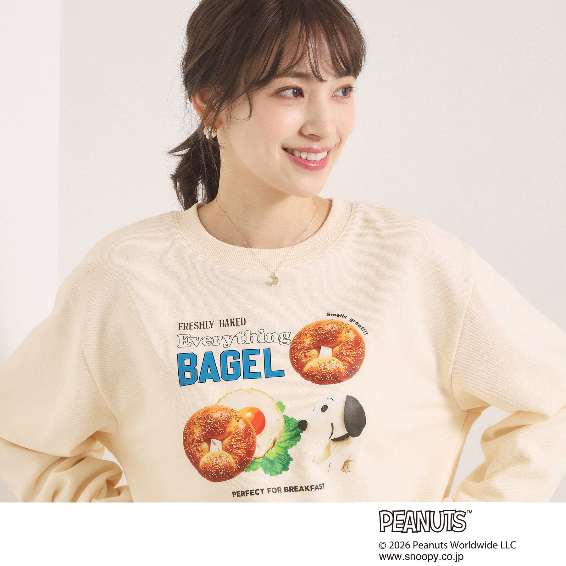 ITS&rsquo;DEMO「＜PEANUTS＞裏毛プルオーバー」|パーカー|