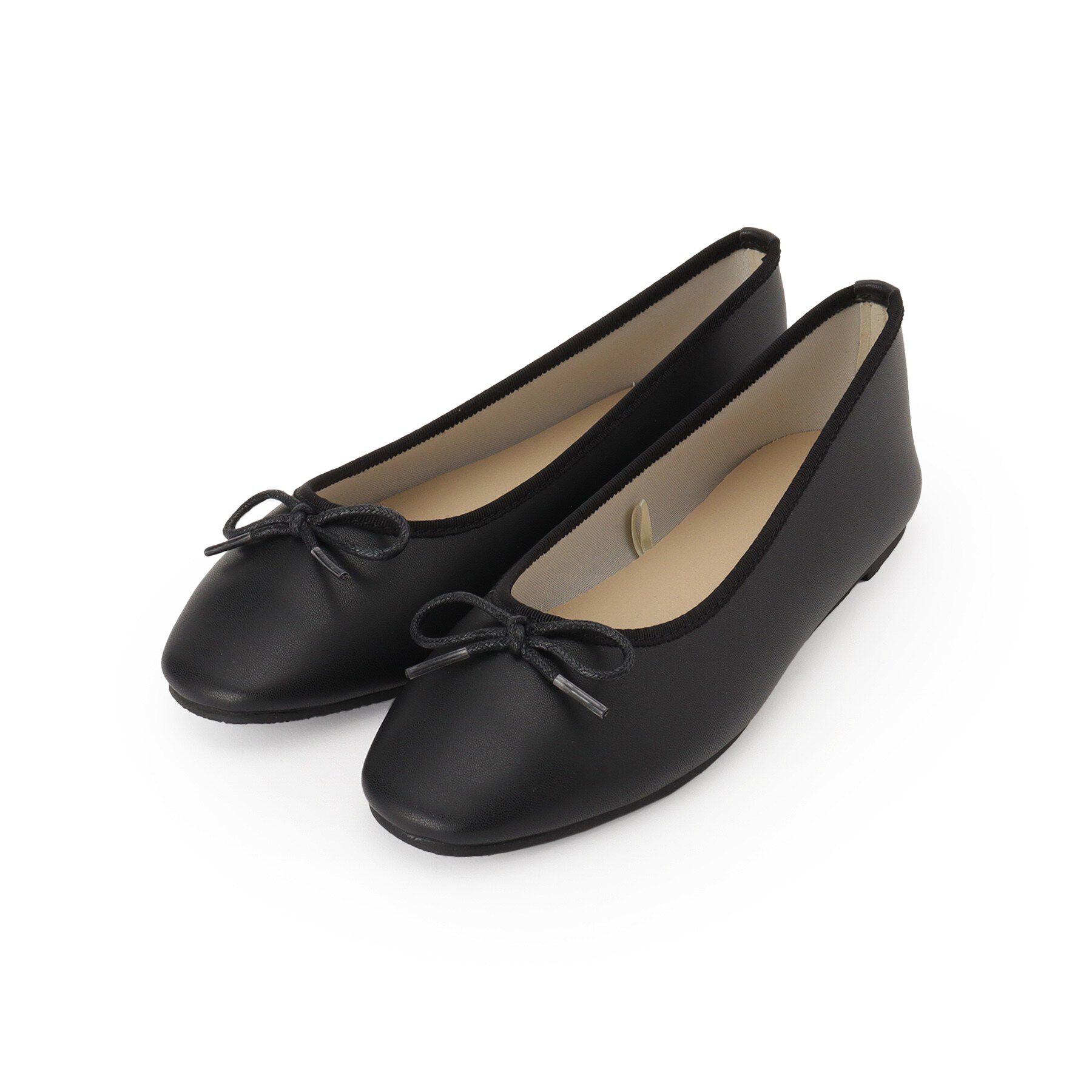 ITS&rsquo;DEMO「【全5色】ラウンドフラットシューズ」|その他|ブラック(019)