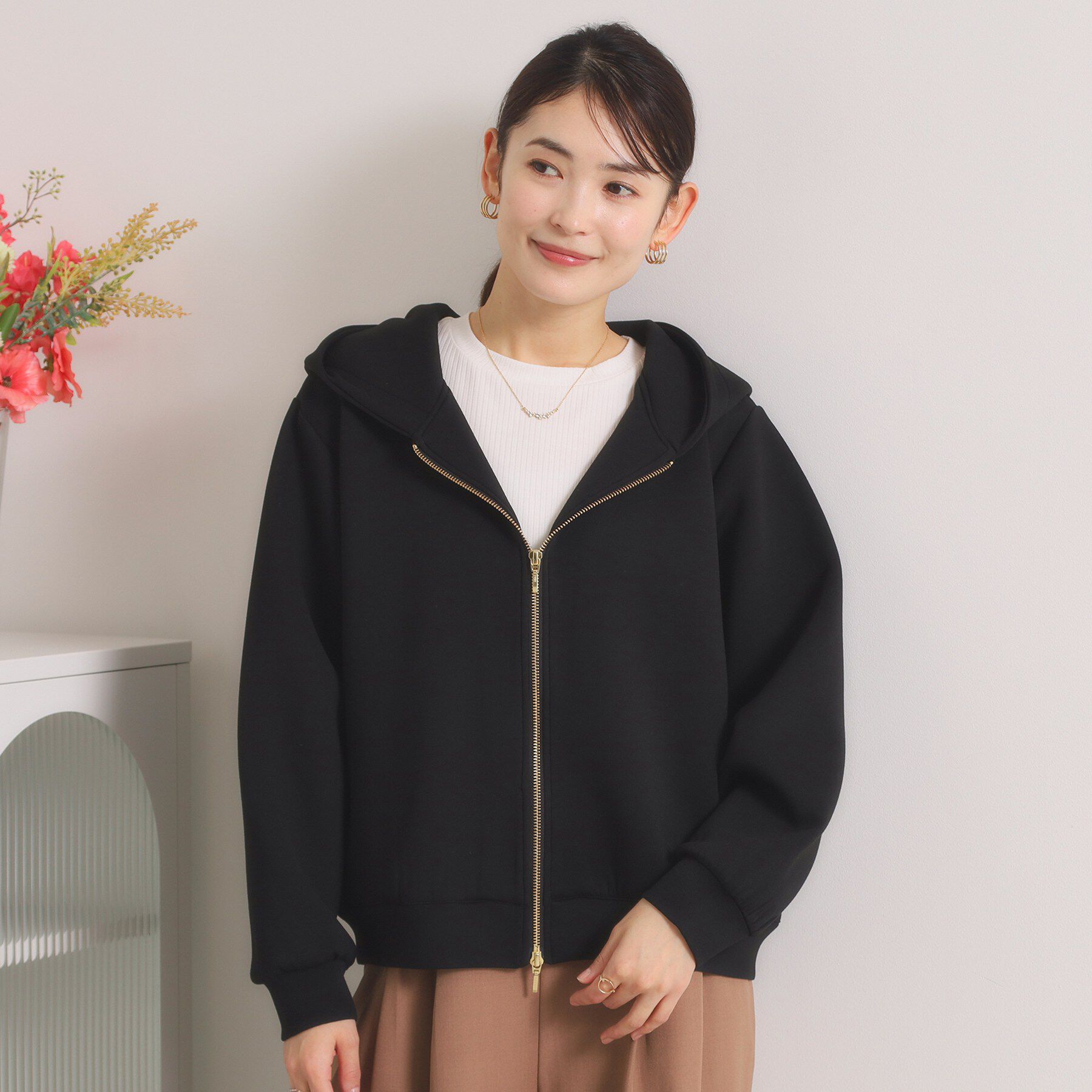 ITS&rsquo;DEMO「【花粉防止／洗濯機OK】ダンボールパーカー」|パーカー|