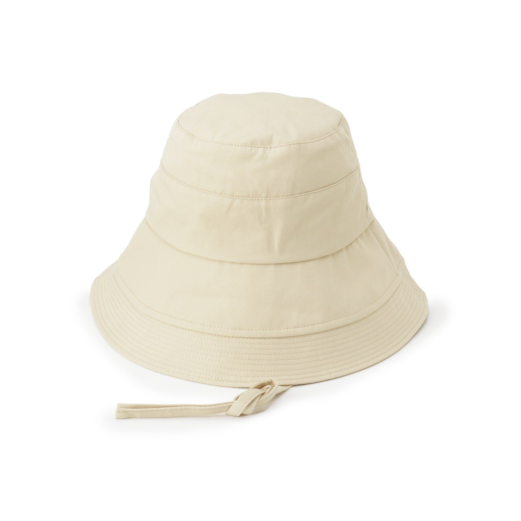 ITS&rsquo;DEMO「【遮光遮熱／手洗い可】ワイドブリムステッチハット」|ハット|