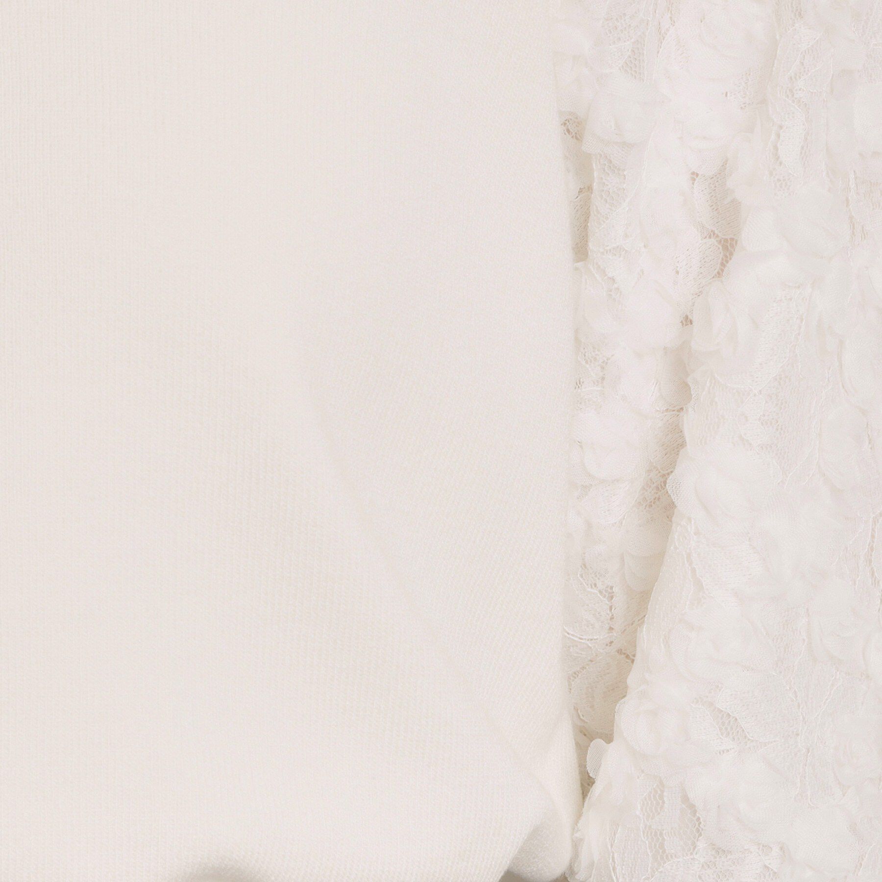 ITS&rsquo;DEMO「【手洗い可】立体チュールレース袖ニット」|ニット・セーター|