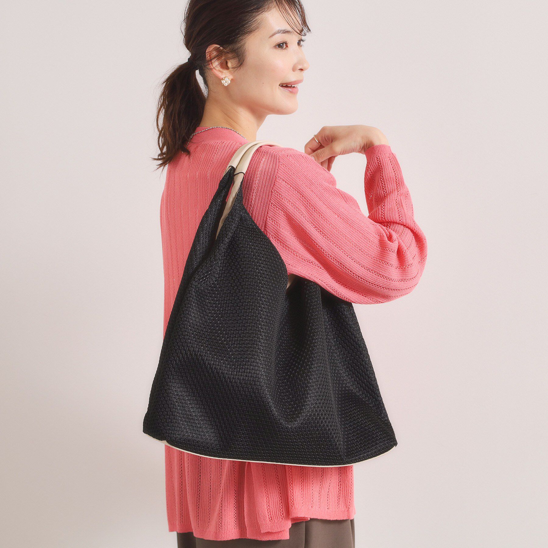 ITS&rsquo;DEMO「コード編みトート」|トートバッグ|