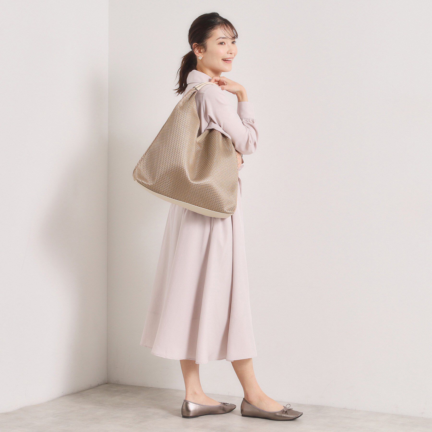 ITS&rsquo;DEMO「コード編みトート」|トートバッグ|