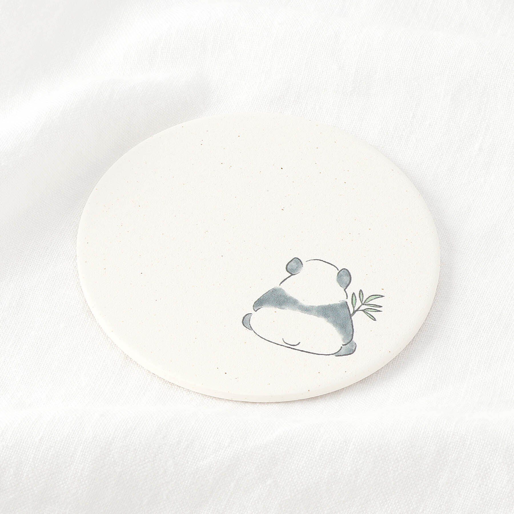 212 KITCHEN STORE「陶器珪藻土コースター panda たそがれ」|食器・キッチングッズ|