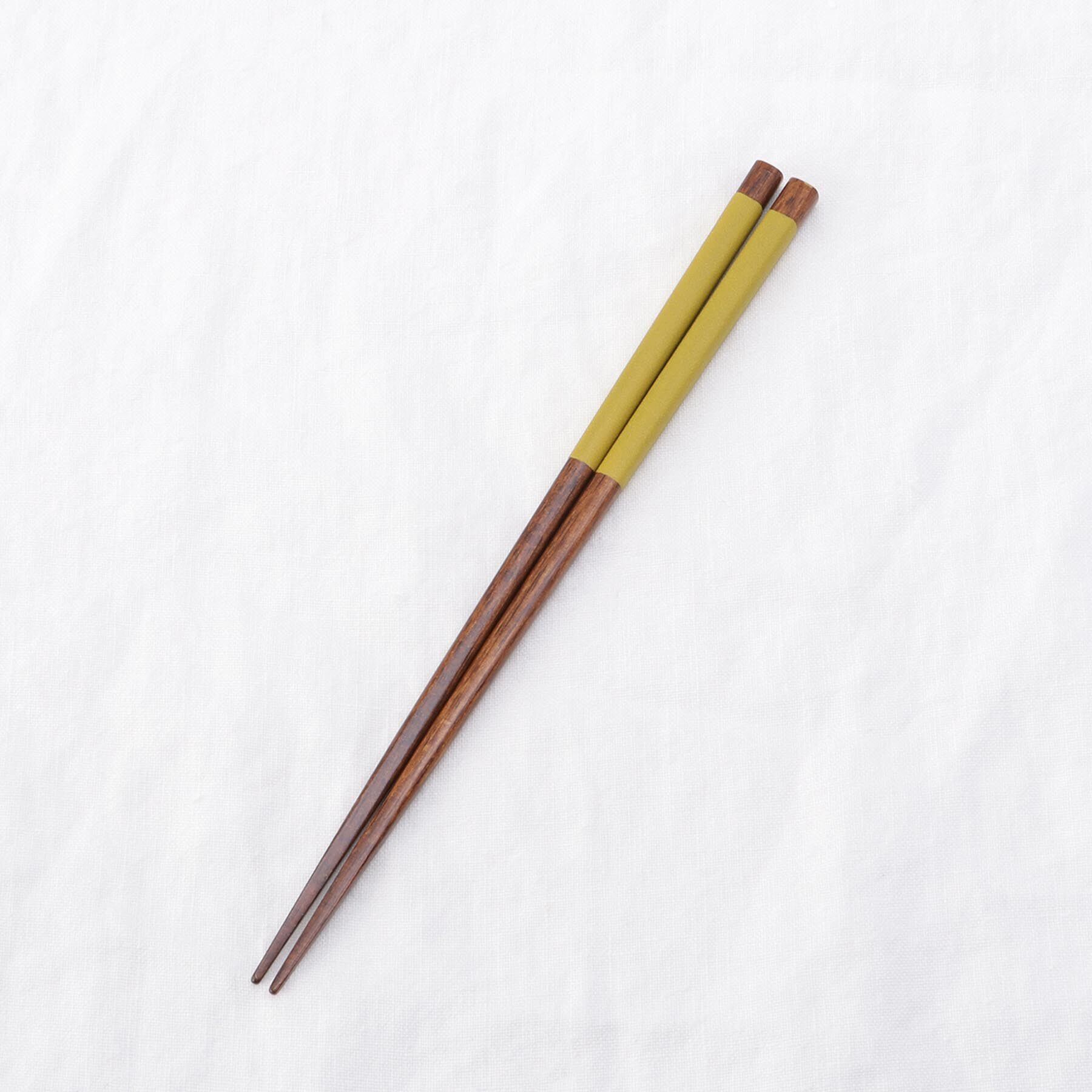 212 KITCHEN STORE「箸 食洗先角いろどり 黄 23cm」|食器・キッチングッズ|