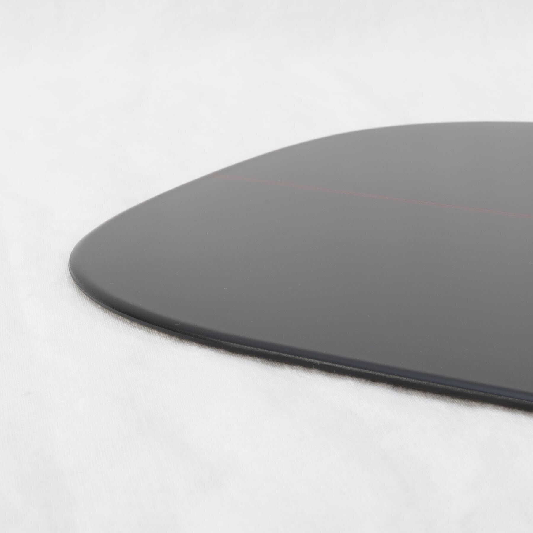 212 KITCHEN STORE「むすび 13.0寸 くつわランチョマット（ノンスリップ) 黒」|食器・キッチングッズ|