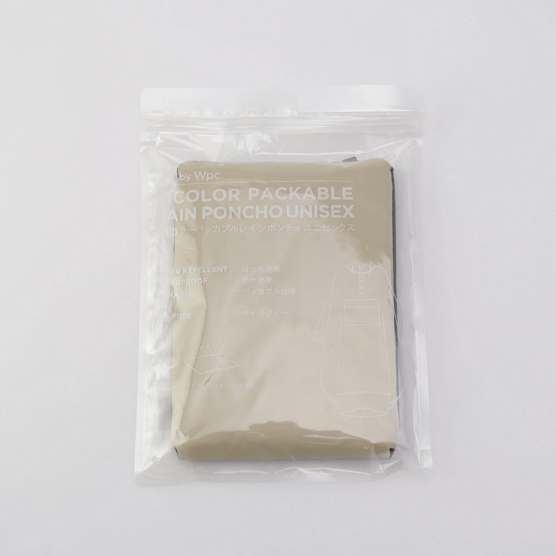 212 KITCHEN STORE「Wpc. パッカブルポンチョバイカラーユニセックス BE」|その他|