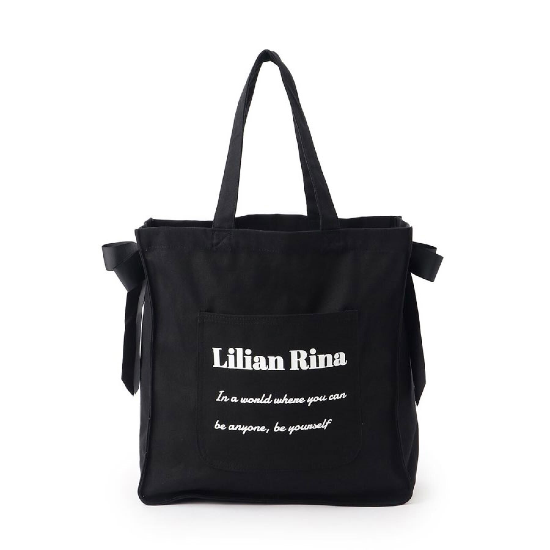 Ober Tashe「【新生活・新学期】推し活にもぴったり！リリアンリーナサイドリボントートバッグ」|トートバッグ|