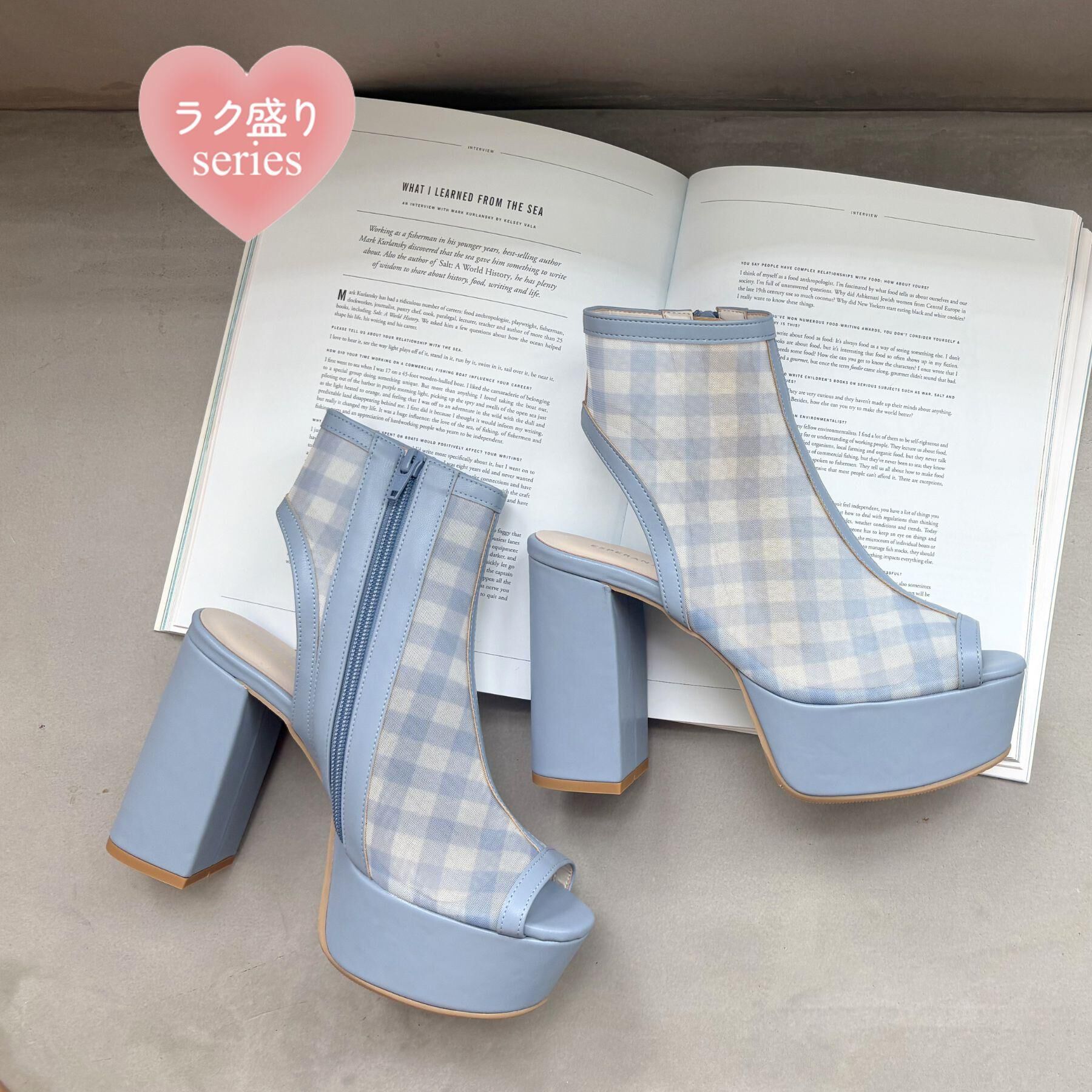 ESPERANZA「厚底ラク盛りブーツヒールサンダル」|ショートブーツ|