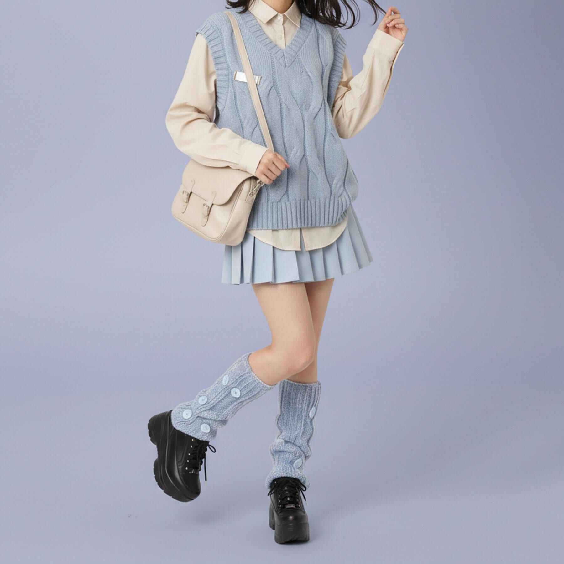 csT&P「＼脱ぎ履きしやすい／ファスナー付厚底スニーカー」|スニーカー|