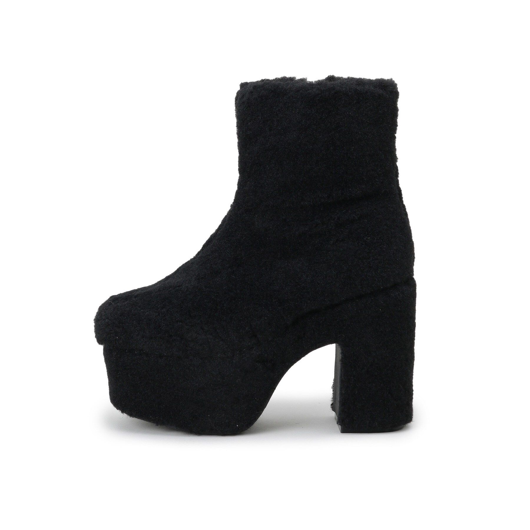 csT&P「スクウェアヒールストレッチブーツ」|ショートブーツ|