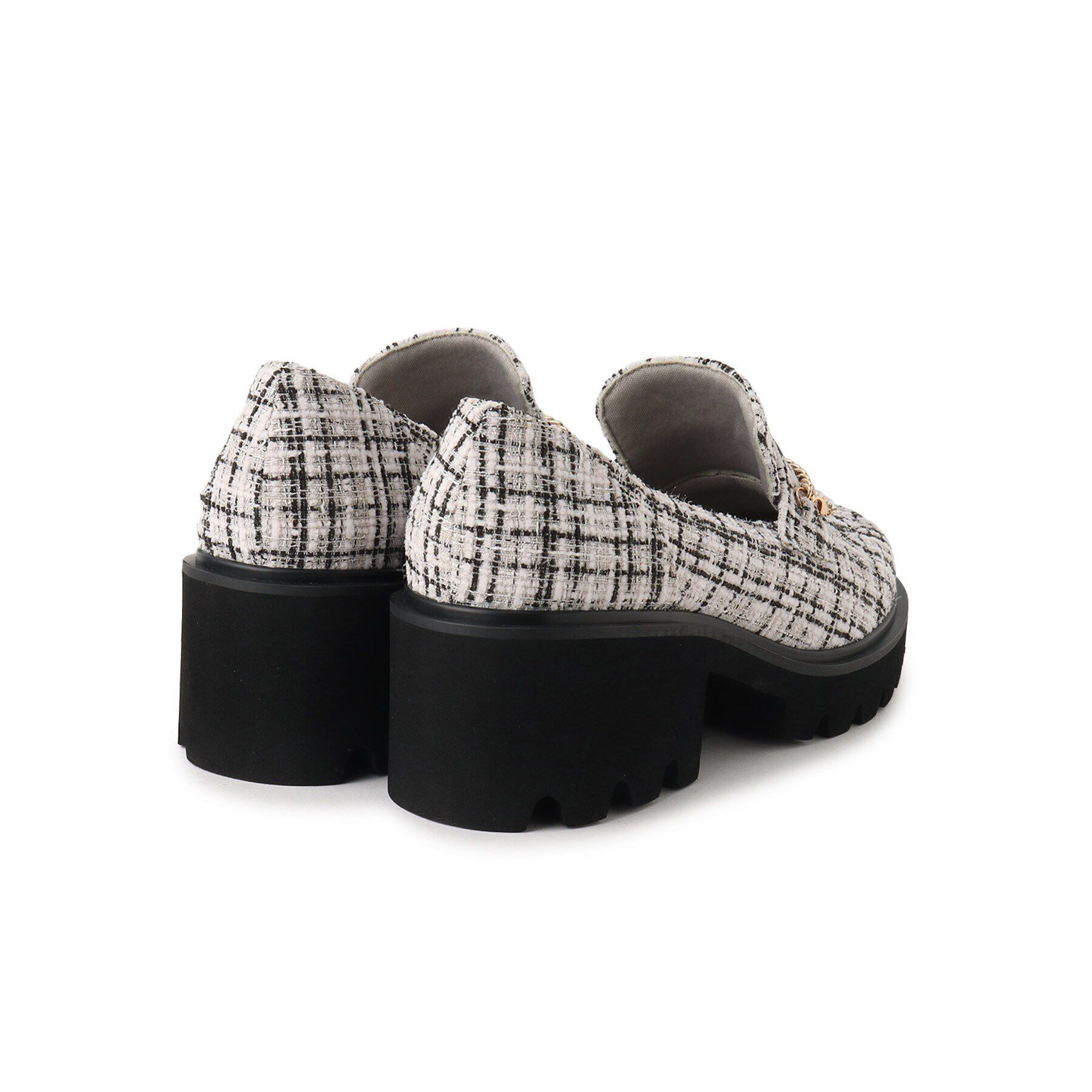 ESPERANZA「チェーン＆パール調モチーフローファー 24SS」|パンプス|