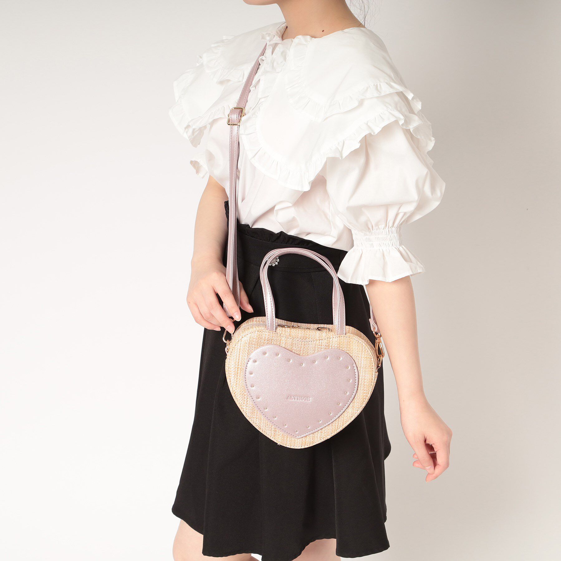 Ober Tashe「ハート型2WAYバッグ」|ショルダー・メッセンジャー|