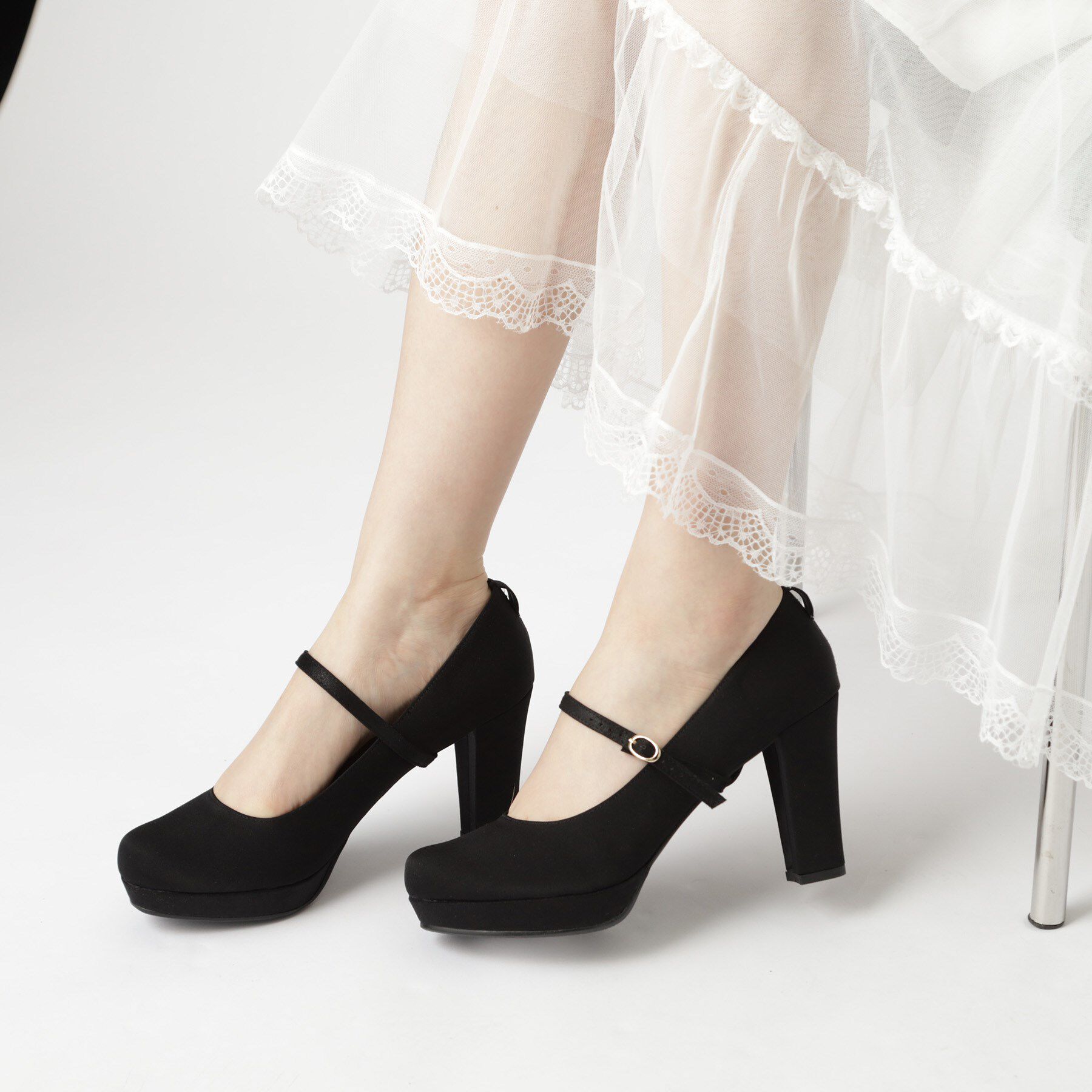 ESPERANZA「3WAYチャンキーヒールパンプス」|パンプス|