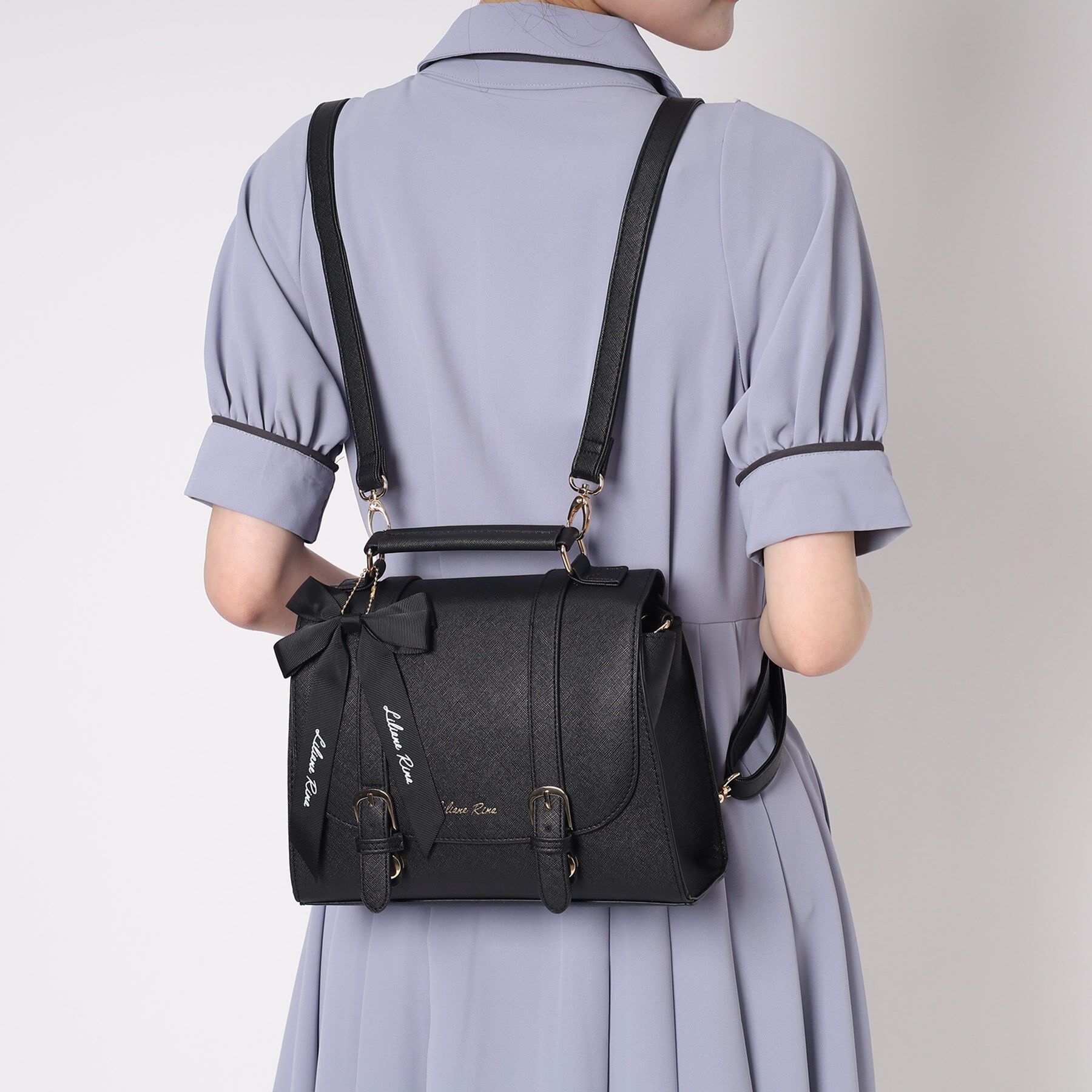 Ober Tashe「リボンチャーム付き3WAYサッチェル」|リュック|