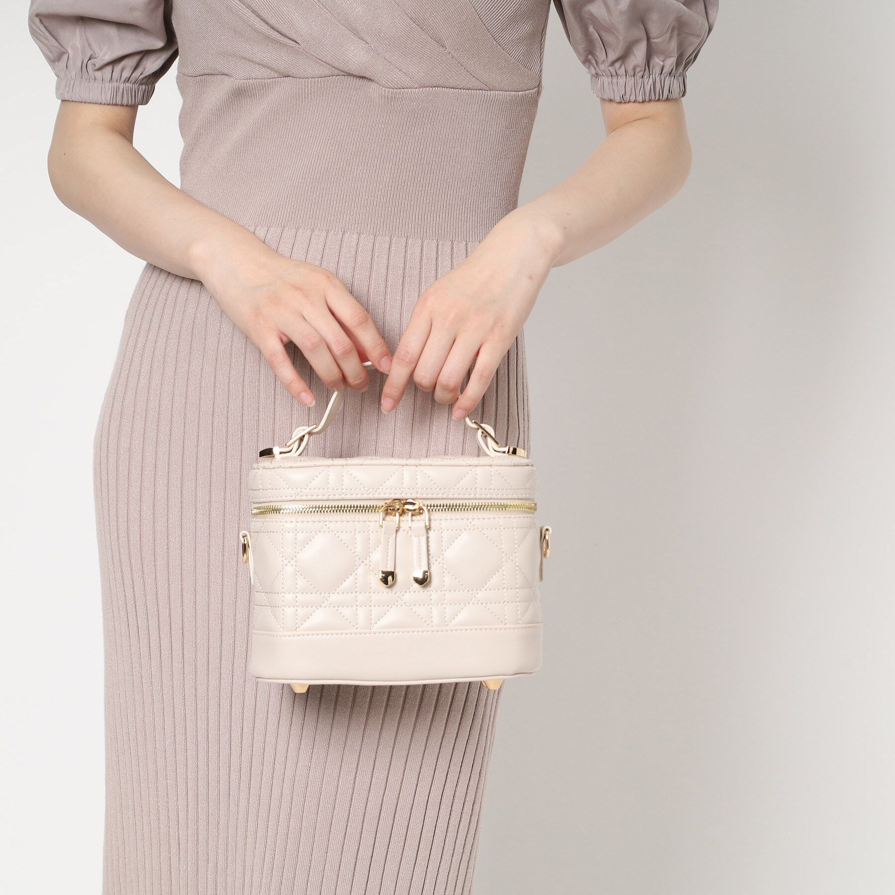 Ober Tashe「キルティングバニティ3WAYショルダー」|ショルダー・メッセンジャー|