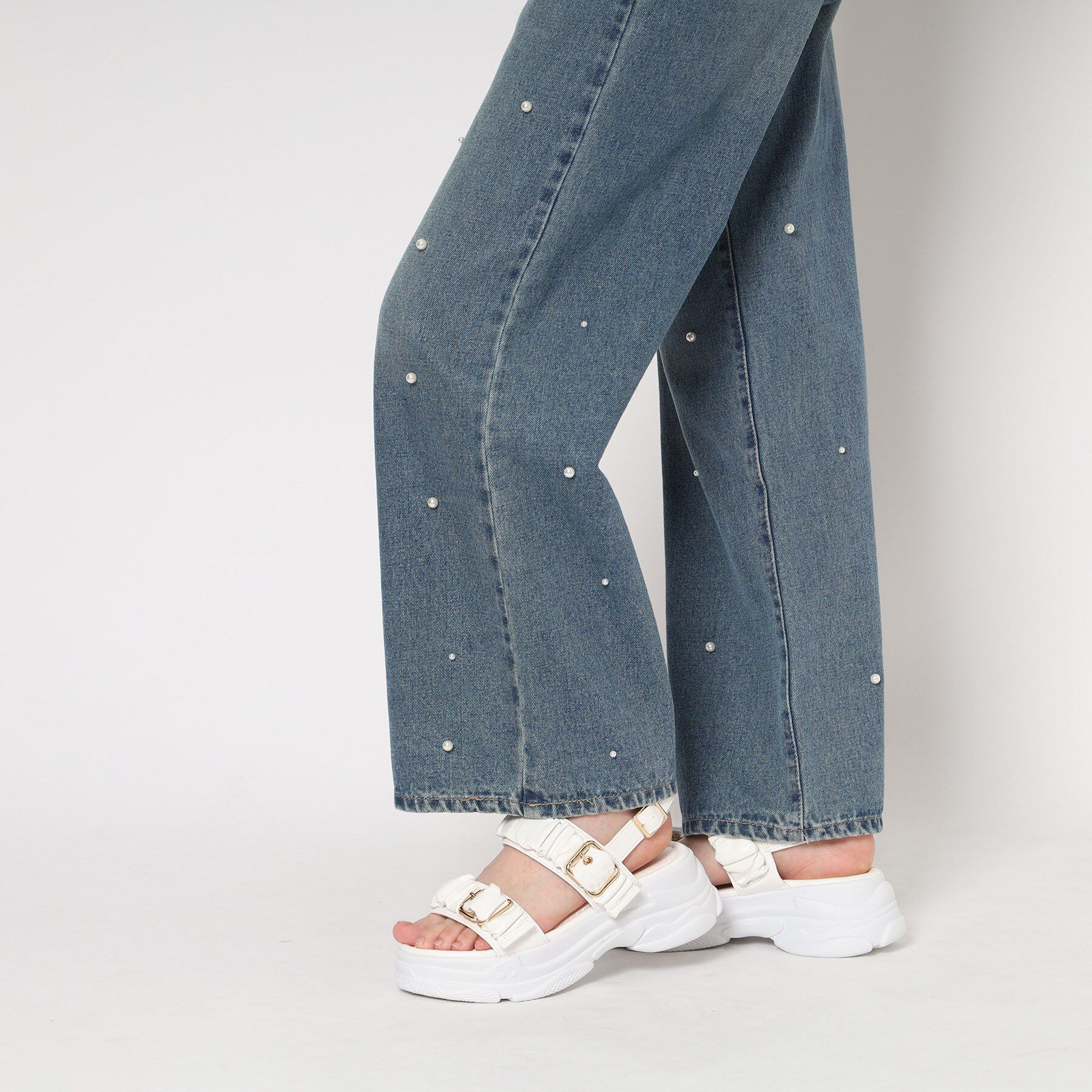 csT&P「厚底クシュクシュベルトスポサン」|サンダル|