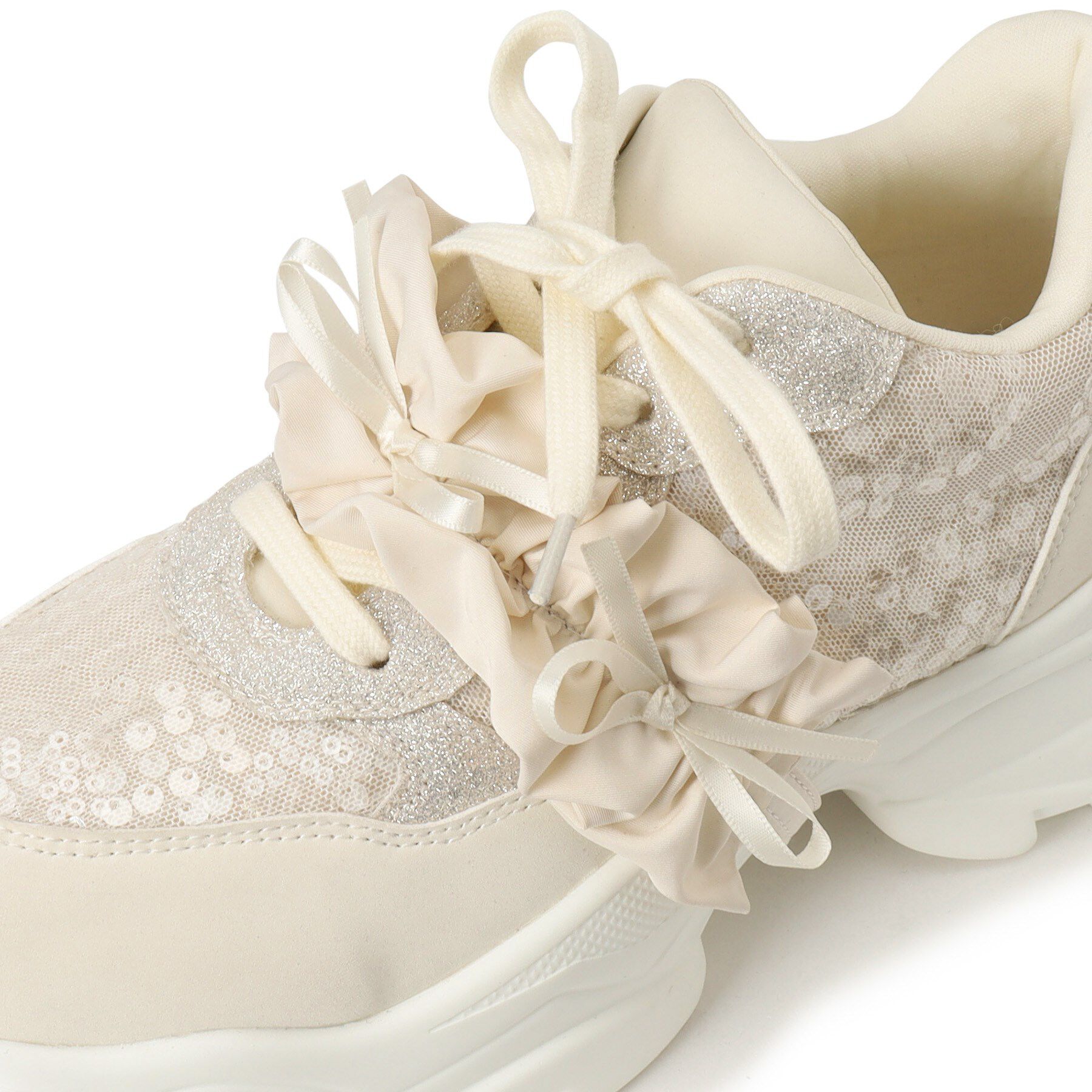 ESPERANZA「2WAYフリルベルトスパンコールスニーカー」|スニーカー|