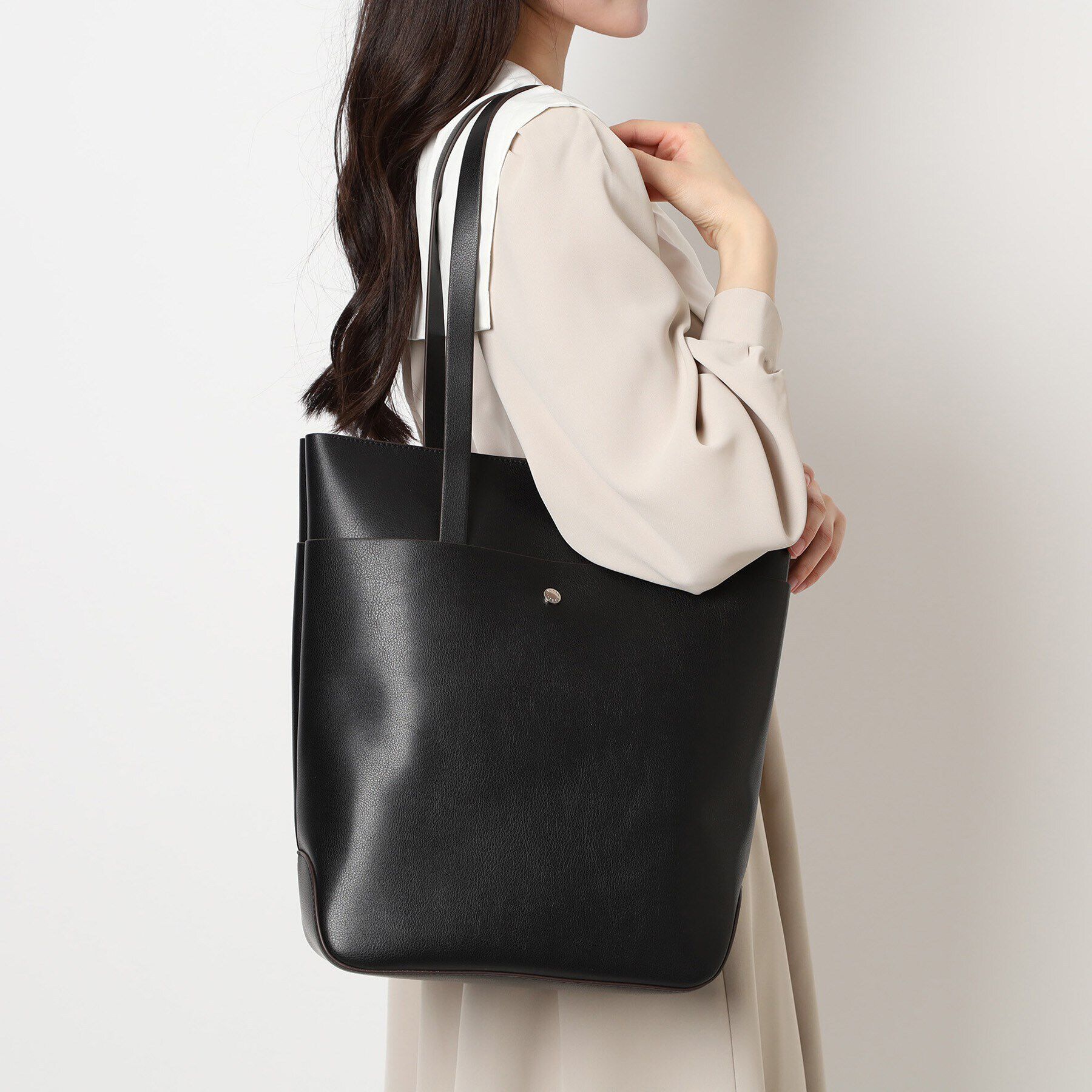 Ober Tashe「かるいかばん PC収納付き縦型トート」|トートバッグ|