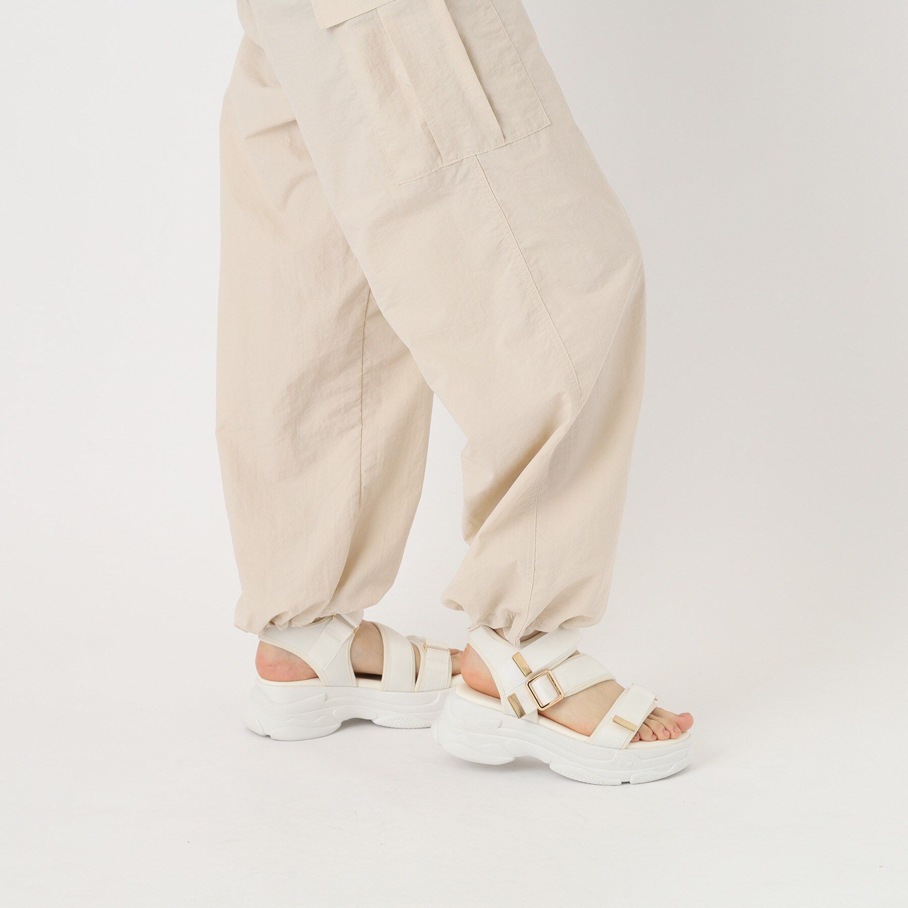 ESPERANZA「ゴールドバックルベルトスポサン」|サンダル|