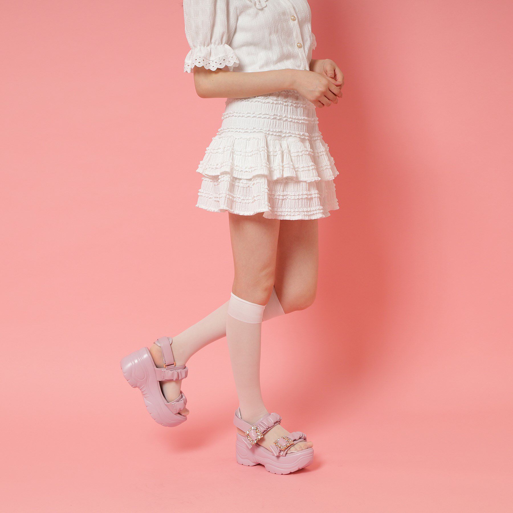 csT&P「厚底バックルサンダル」|サンダル|